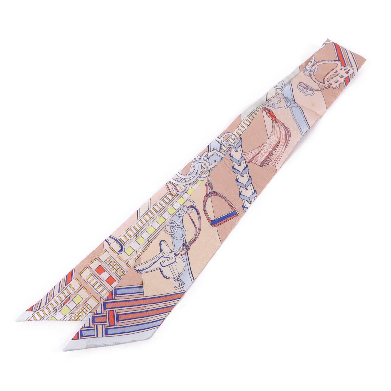 HERMES 絲質Twilly絲巾