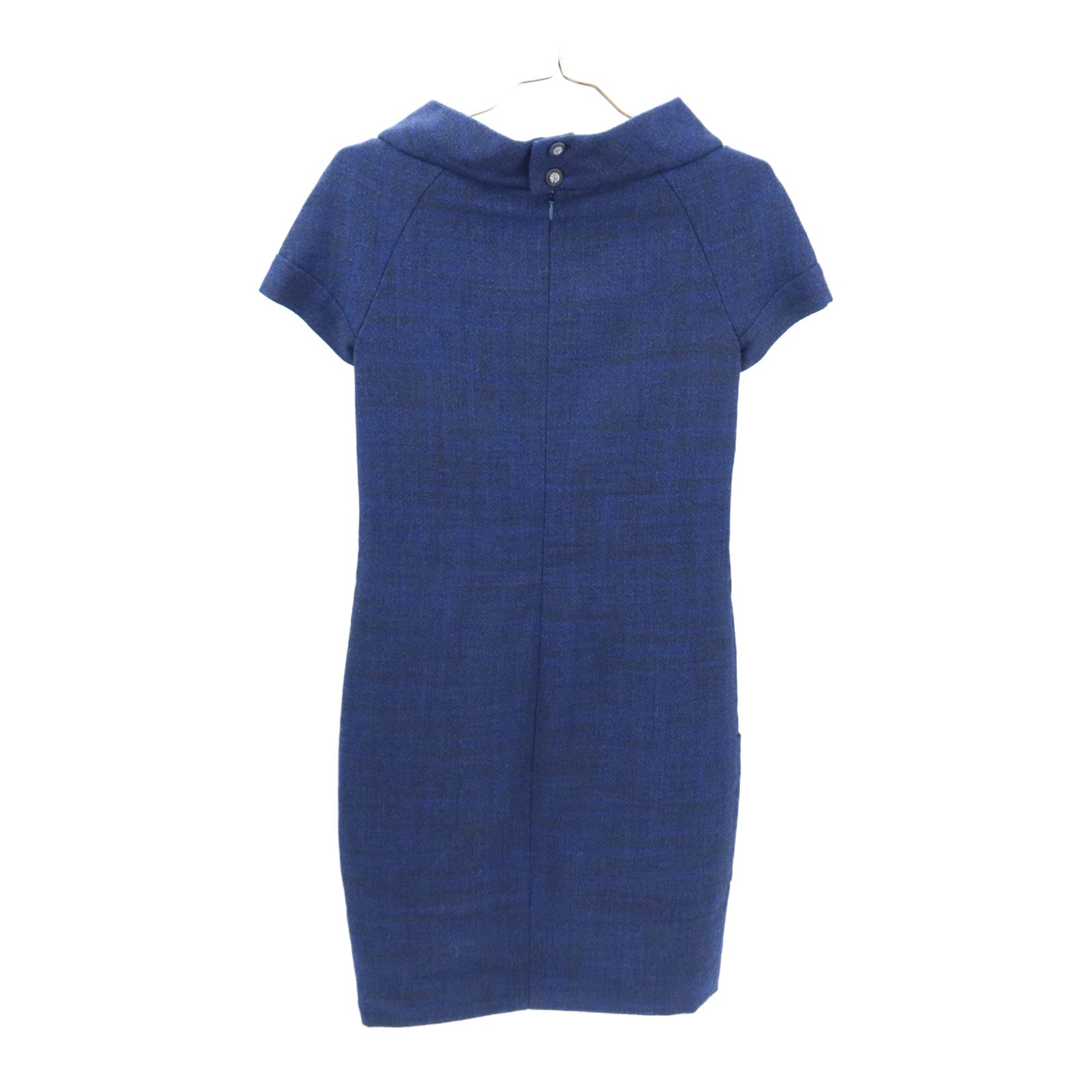 CHANEL Wool/Nylon Short-Sleeved Dress連身裙