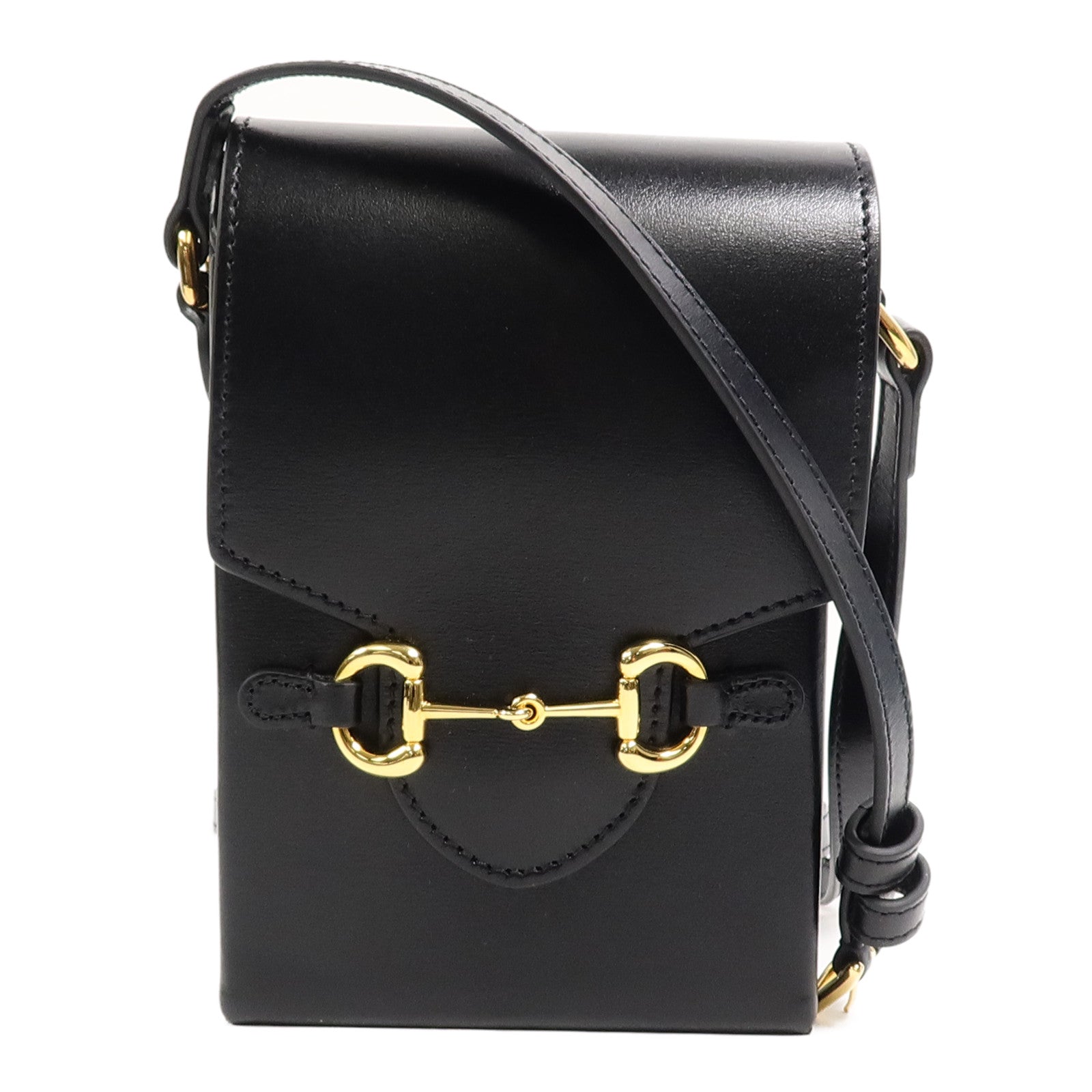 GUCCI 牛皮皮革1955 Horsebit肩背袋