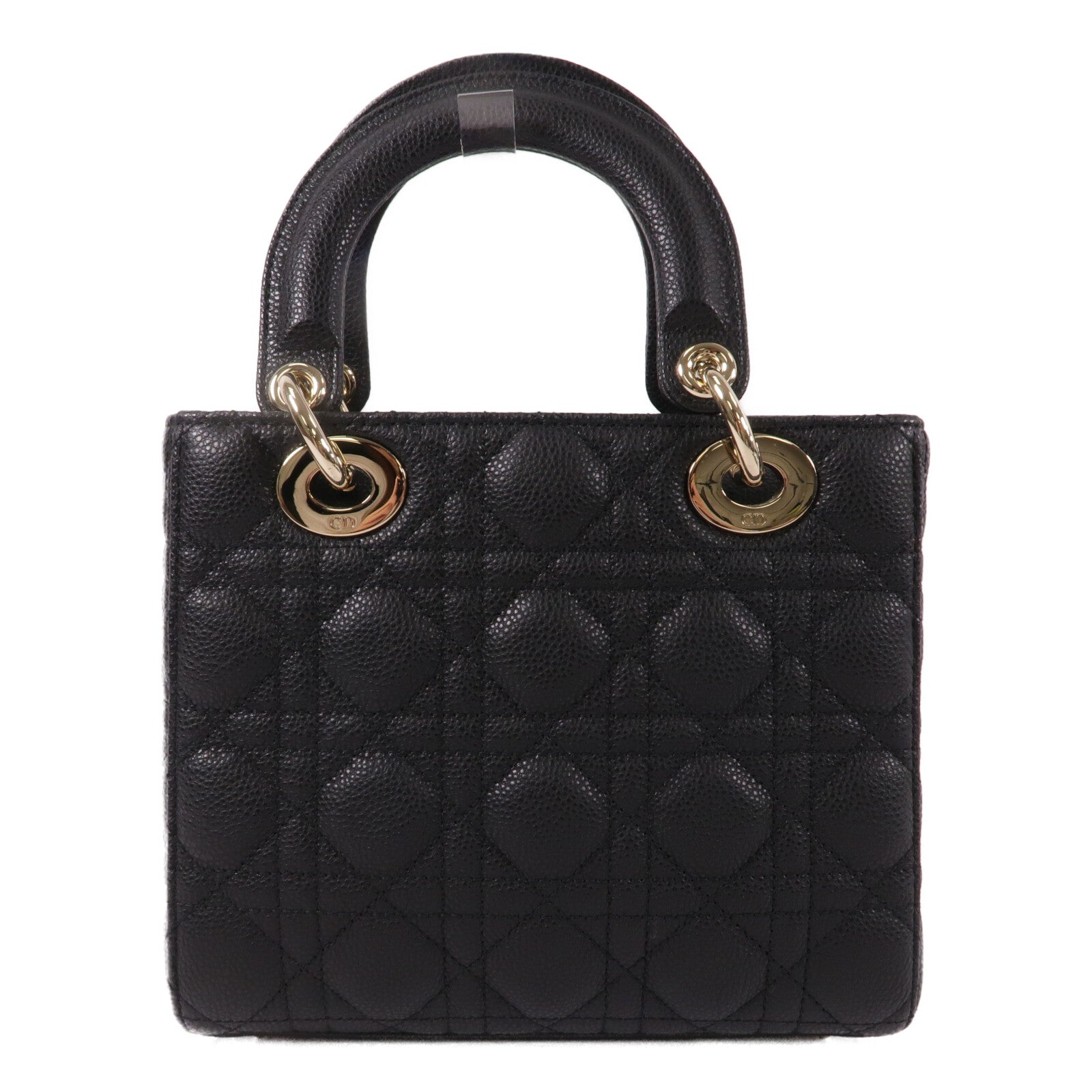 Dior 牛皮皮革Lady Dior Medium手挽肩背兩用袋