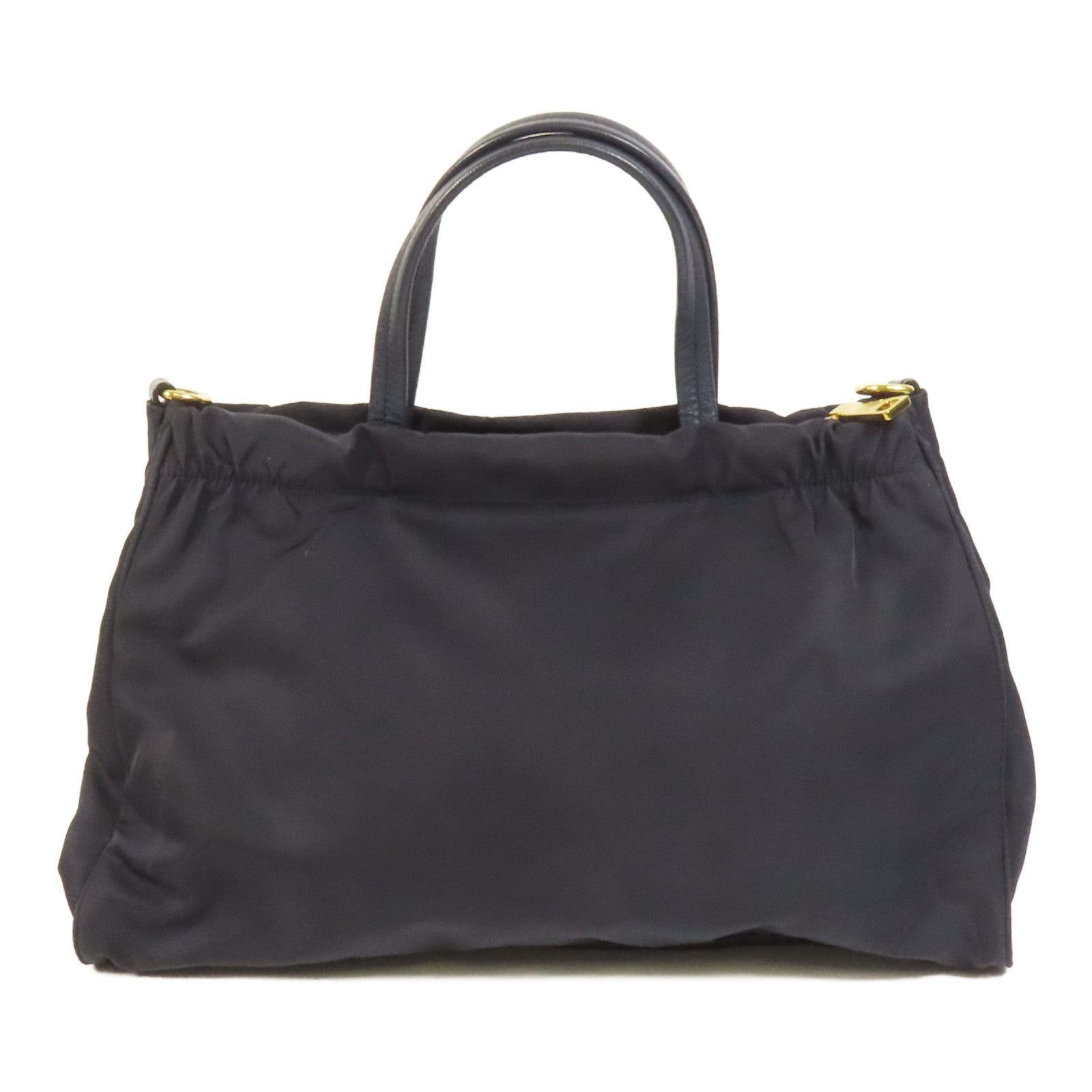 PRADA 尼龍Shoulder Tote金扣手挽肩背兩用袋