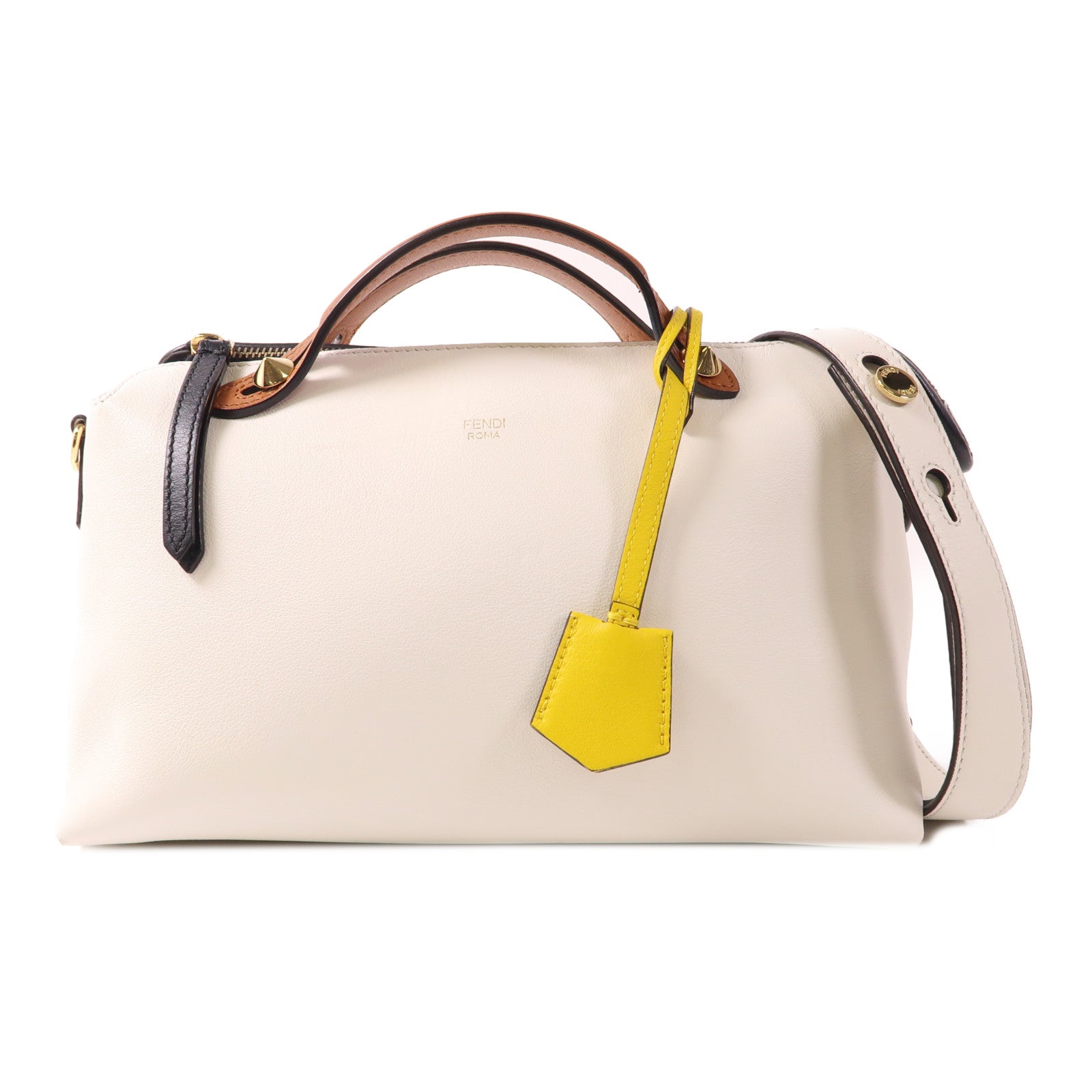 FENDI 牛皮皮革By The Way金扣手挽肩背兩用袋