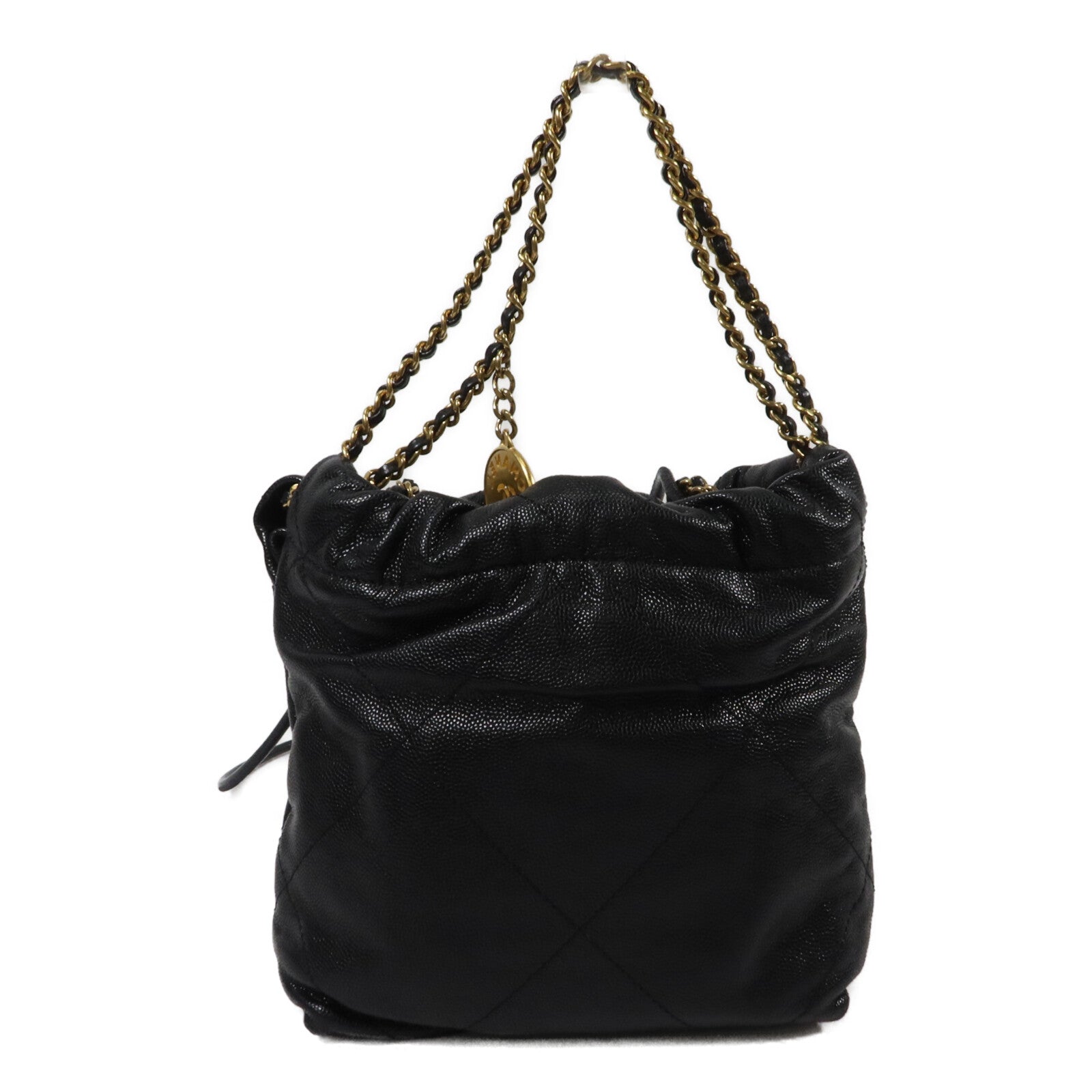 CHANEL 牛皮皮革Chanel 22 Mini鏈帶肩背袋