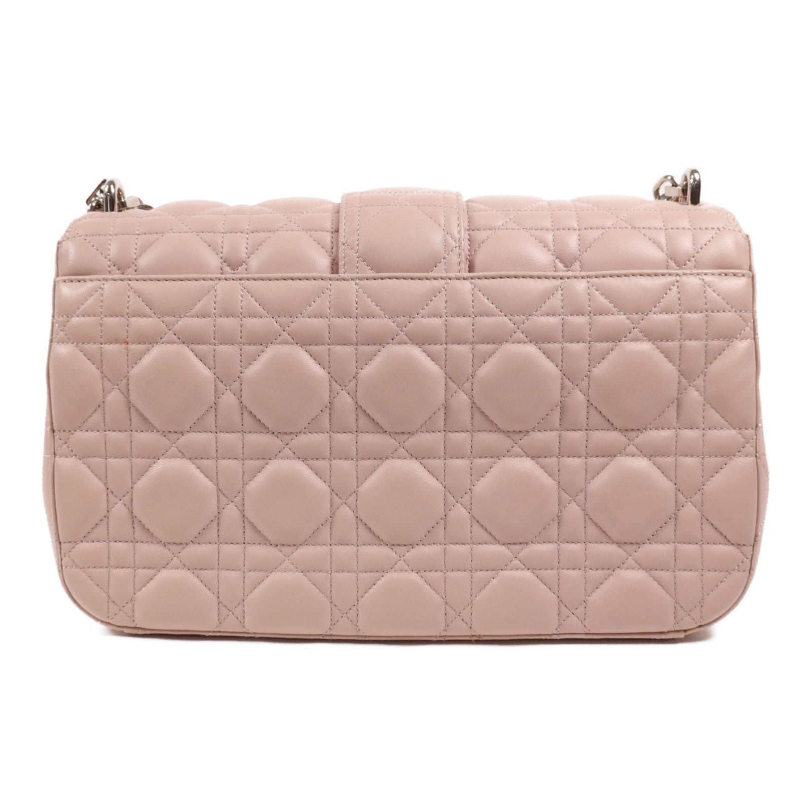 Dior 牛皮皮革Miss Dior銀扣鏈帶肩背袋