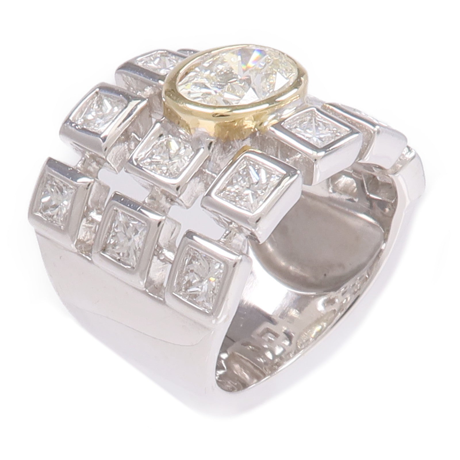 JEWELRY 18K白金/黃金Diamond Ring鑽石戒指