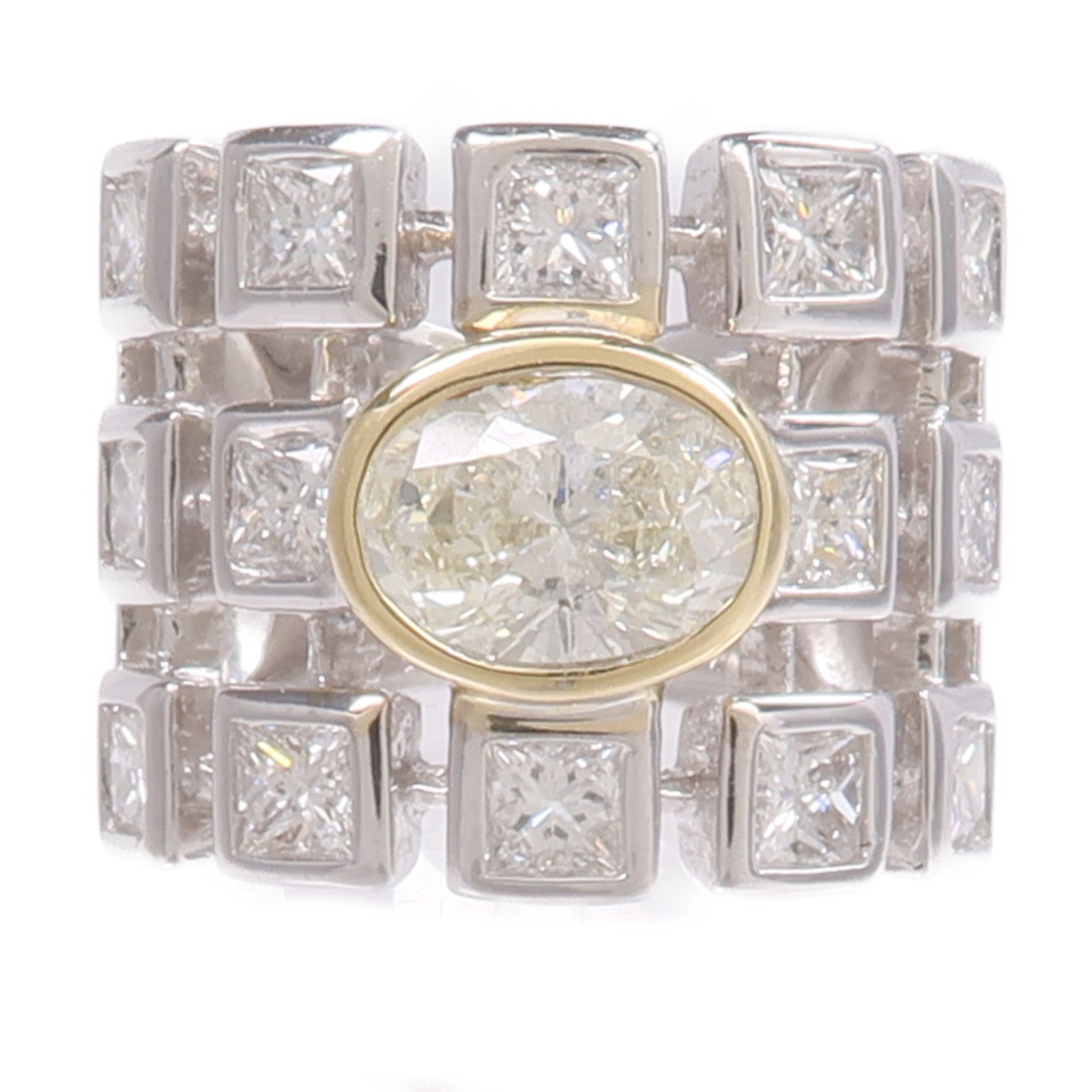 JEWELRY 18K白金/黃金Diamond Ring鑽石戒指