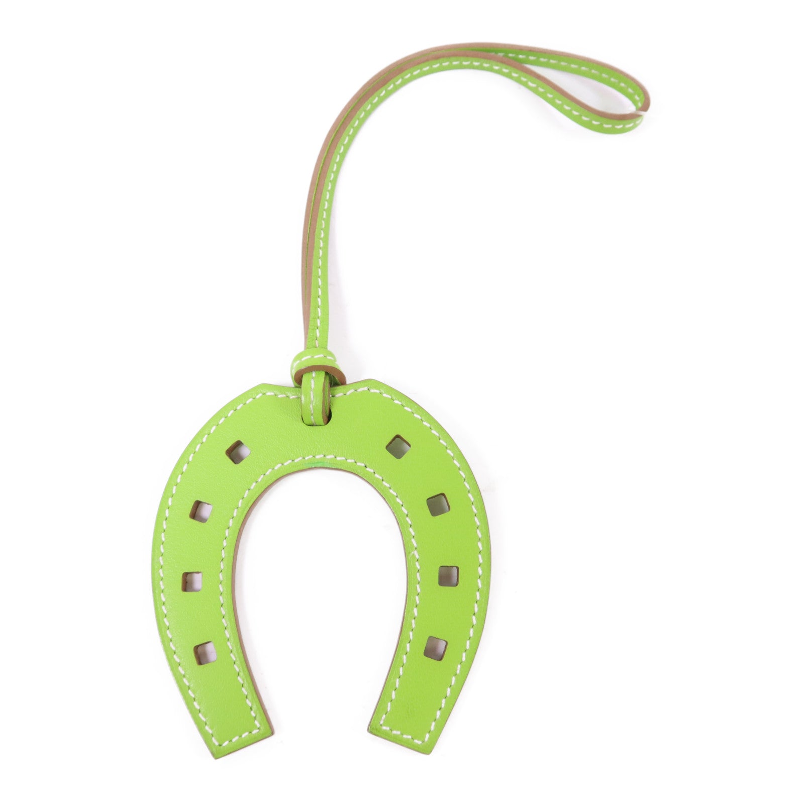 HERMES Swift皮革Paddock Horse Shoes Charm掛飾
