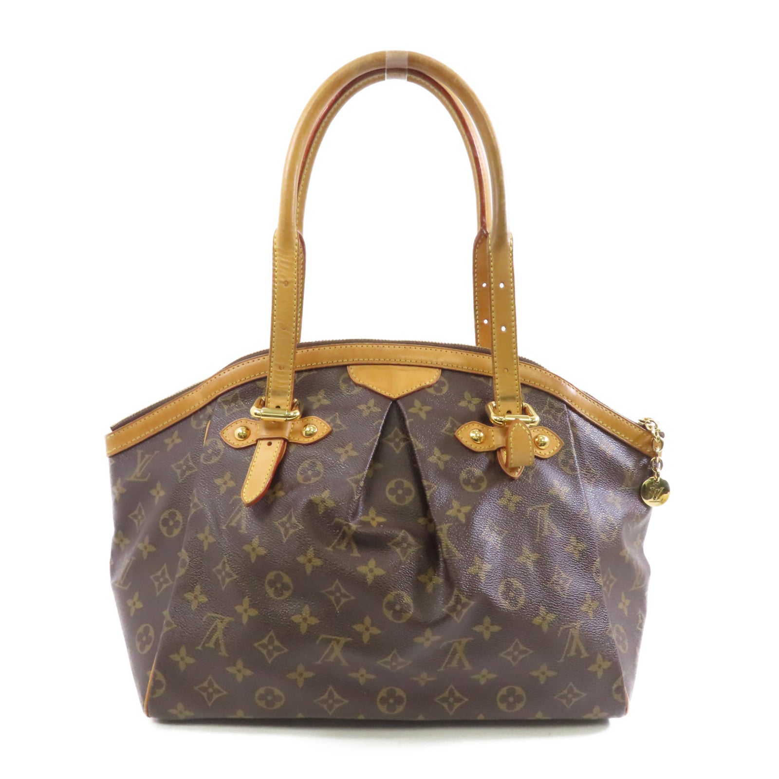 LOUIS VUITTON 【激減優惠】Monogram Tivoli GM金扣肩背袋啡色