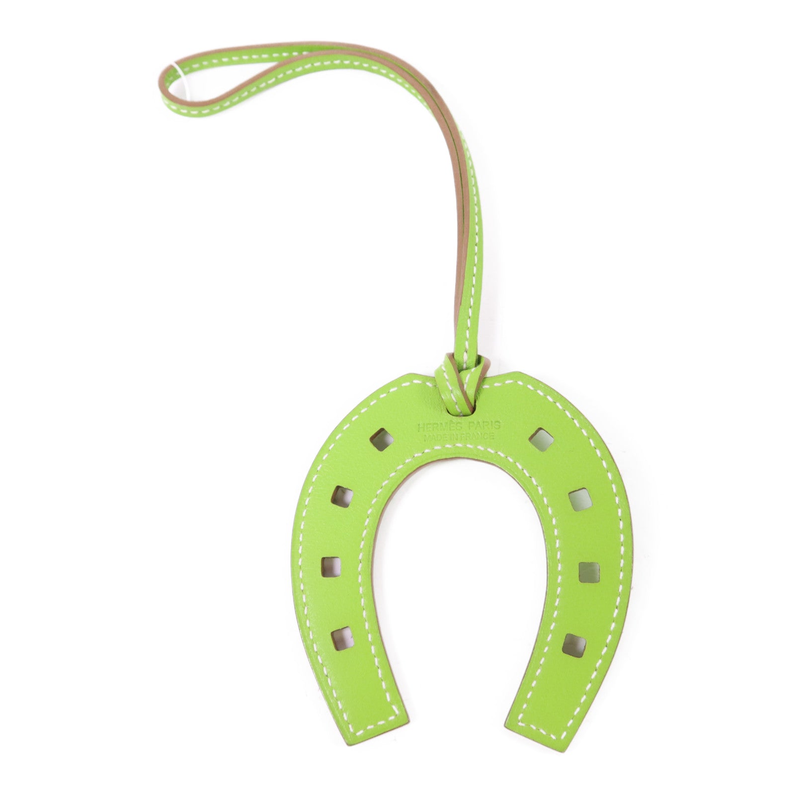 HERMES Swift皮革Paddock Horse Shoes Charm掛飾