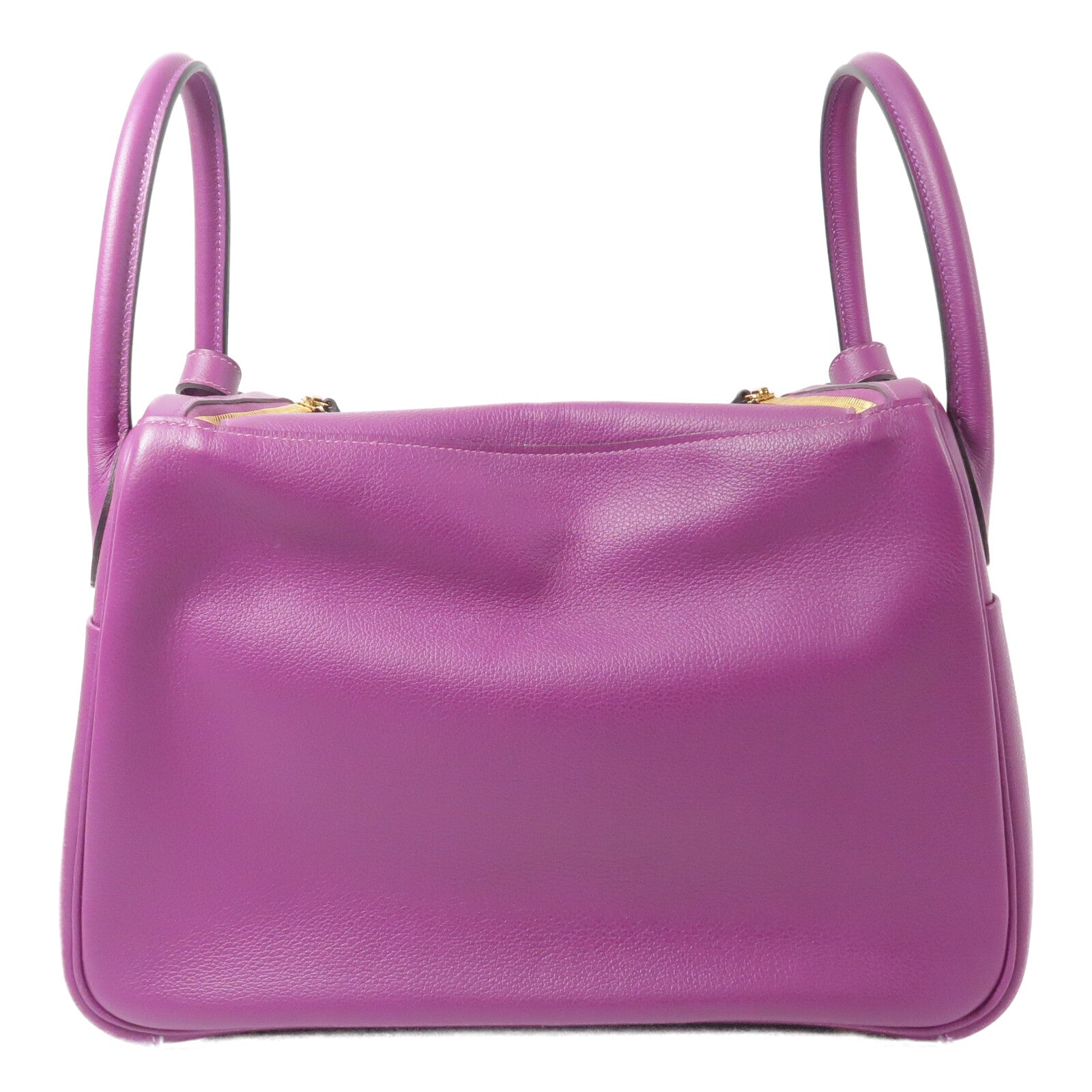 HERMES Evercolor皮革Lindy 30手挽肩背兩用袋Anemone