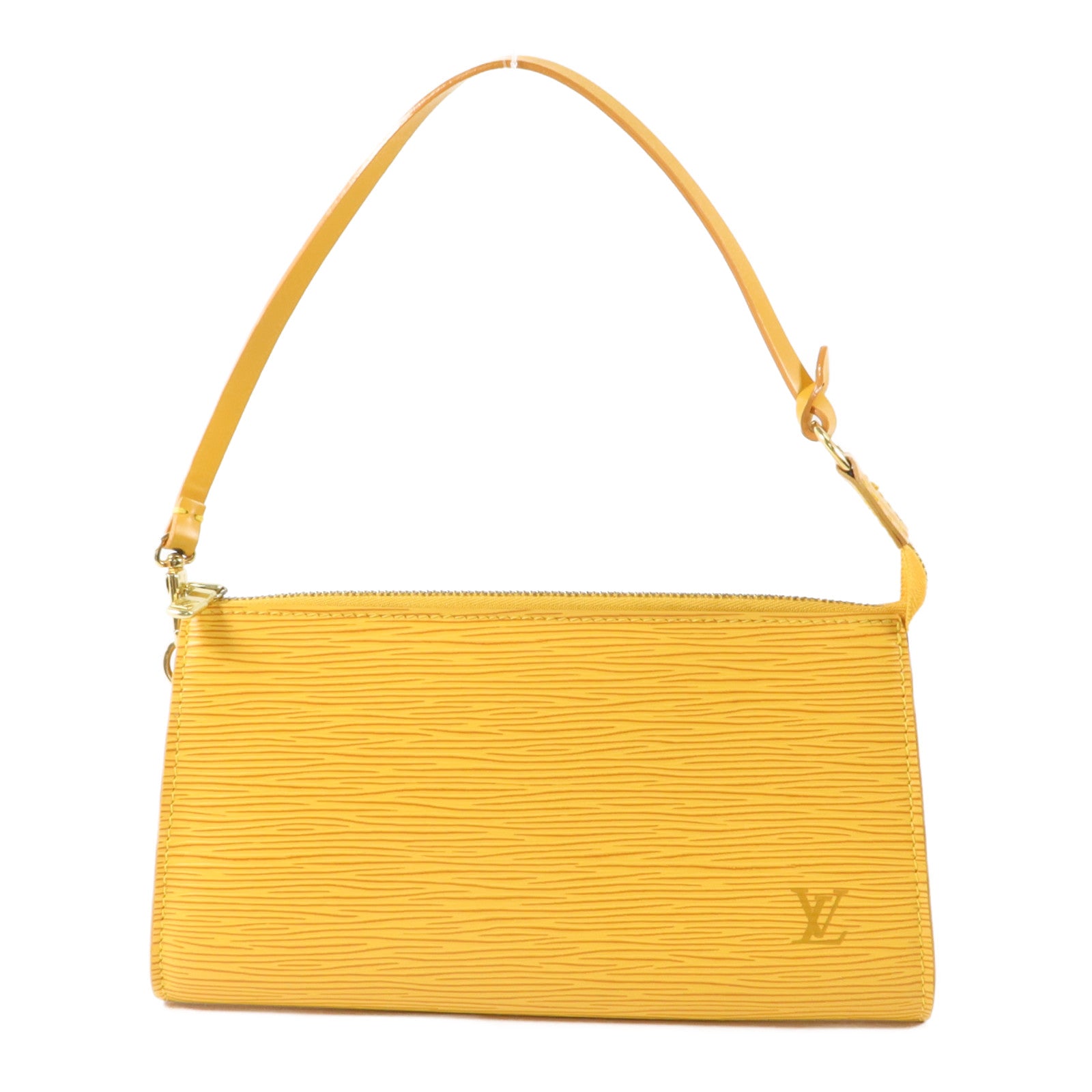 LOUIS VUITTON Epi Pochette Accessoires Pouch金扣手挽袋