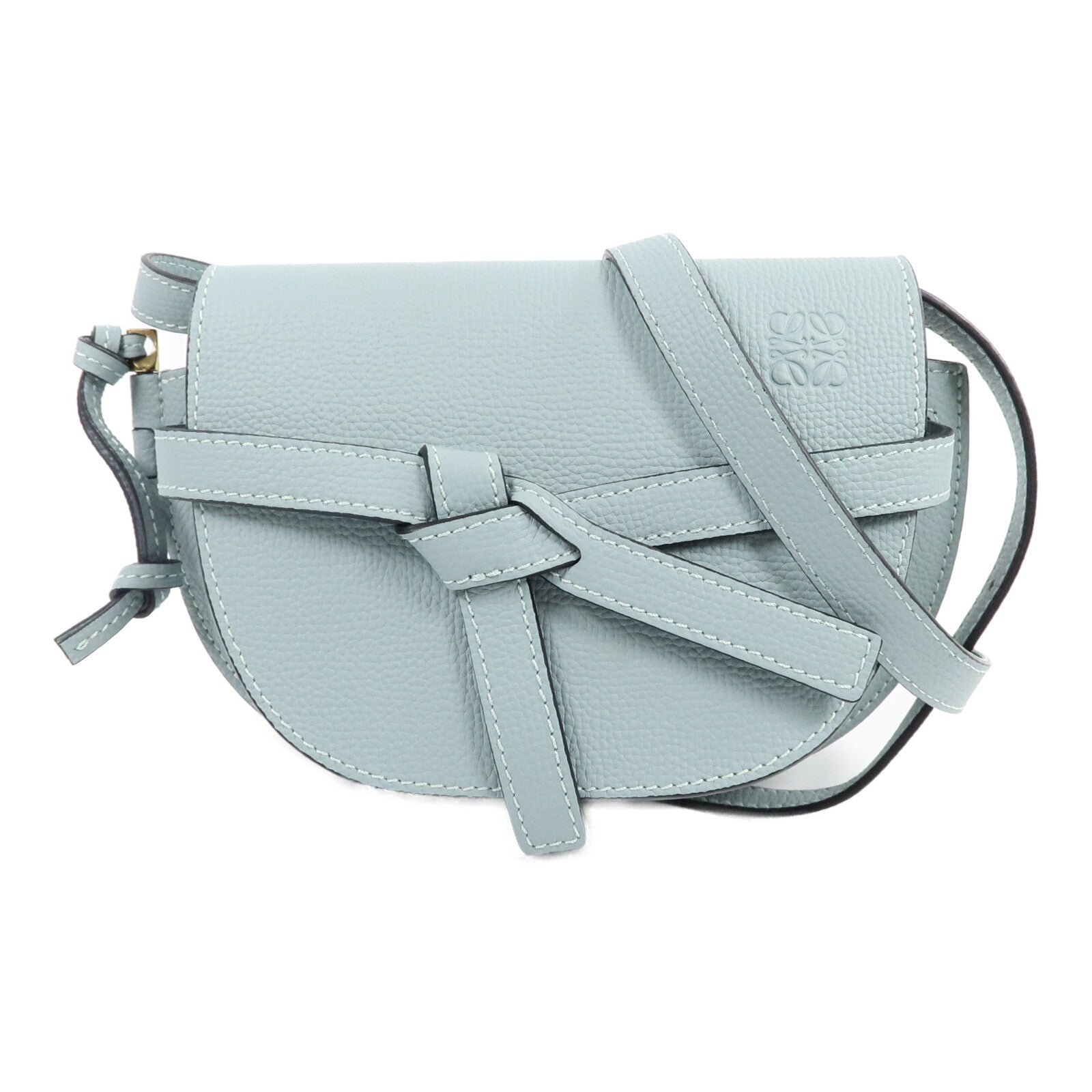 LOEWE 牛皮皮革Mini Gate Dual肩背袋