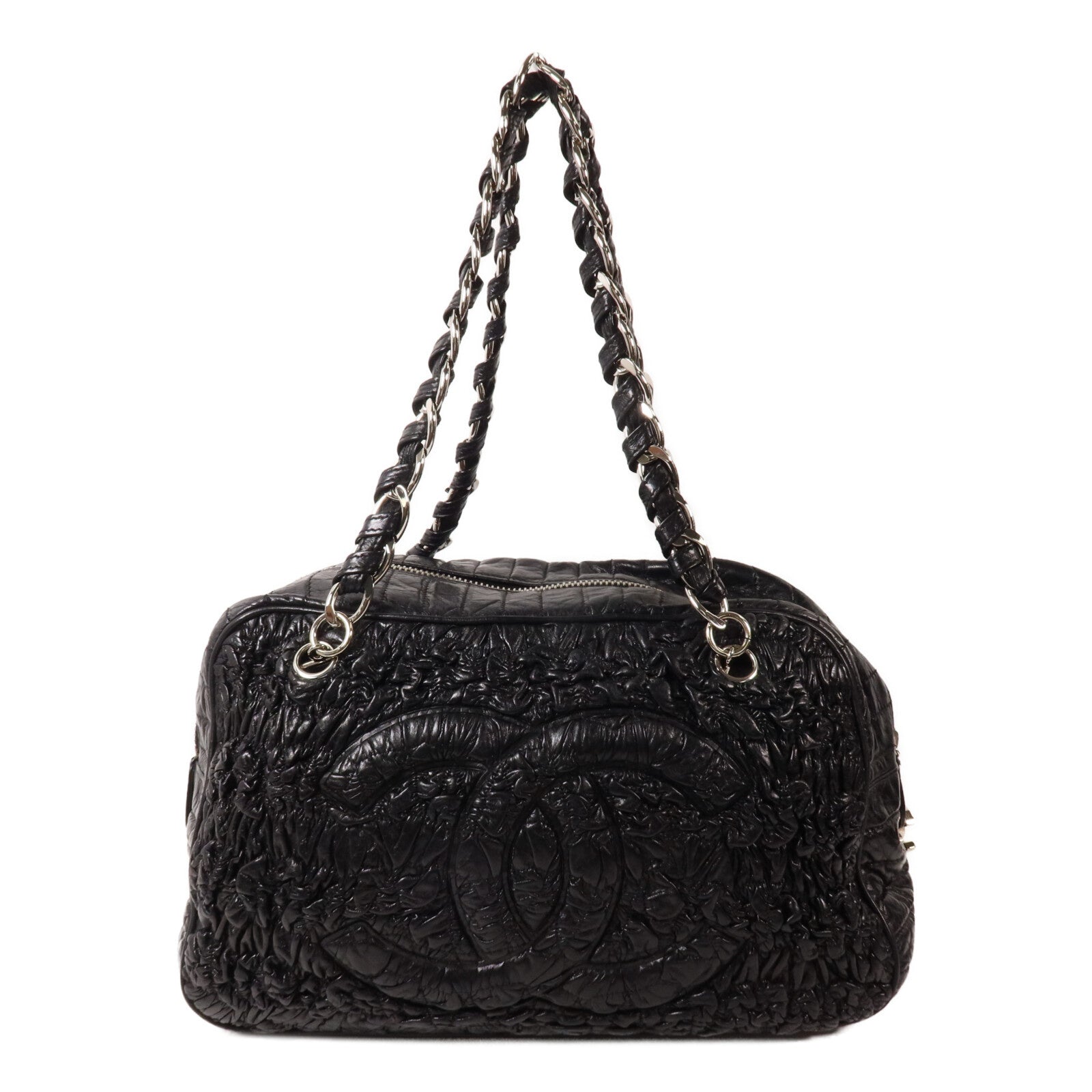 CHANEL 牛皮皮革Chain Shoulder Bag鏈帶肩背袋