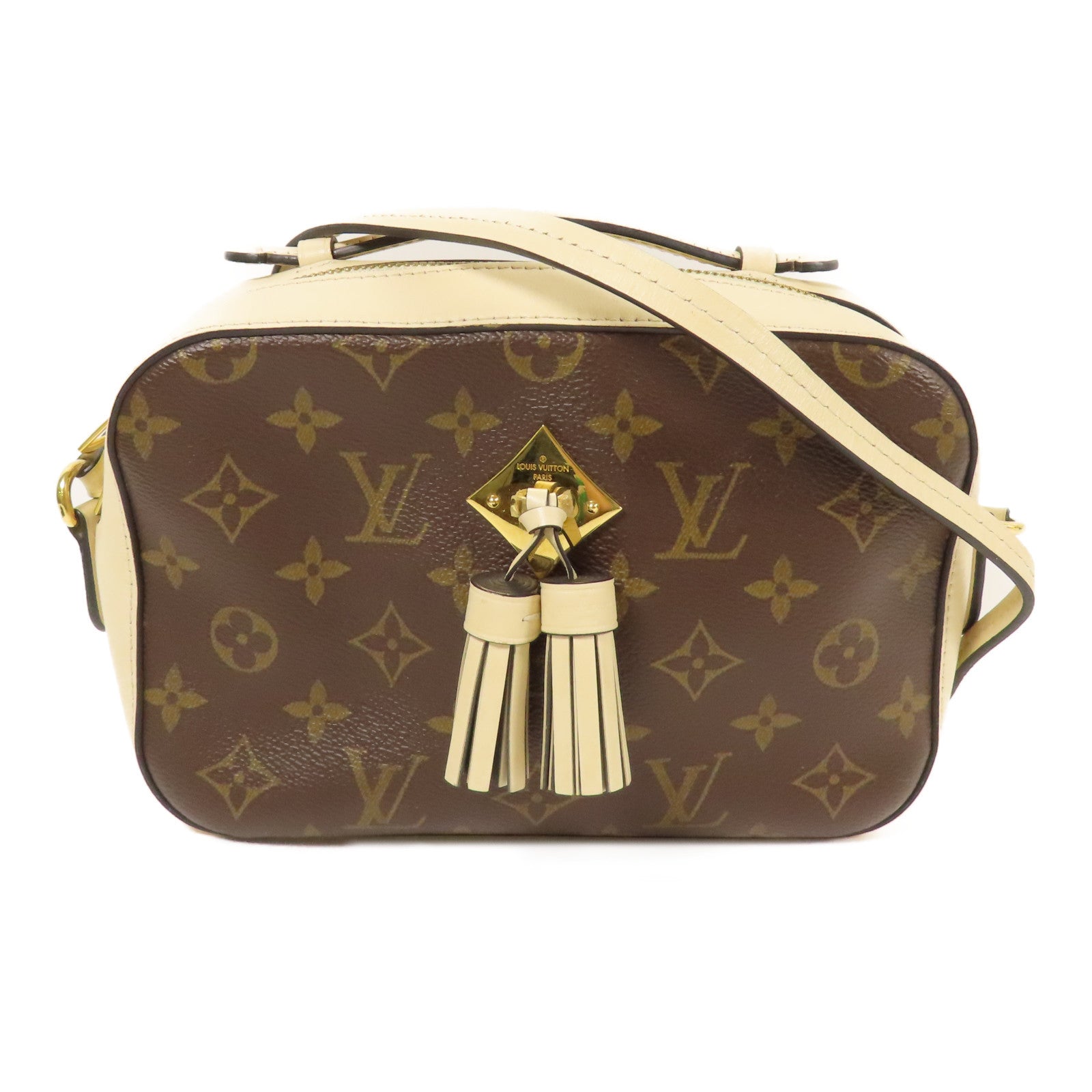 LOUIS VUITTON 【激減優惠】Monogram Saintonge金扣手挽肩背兩用袋