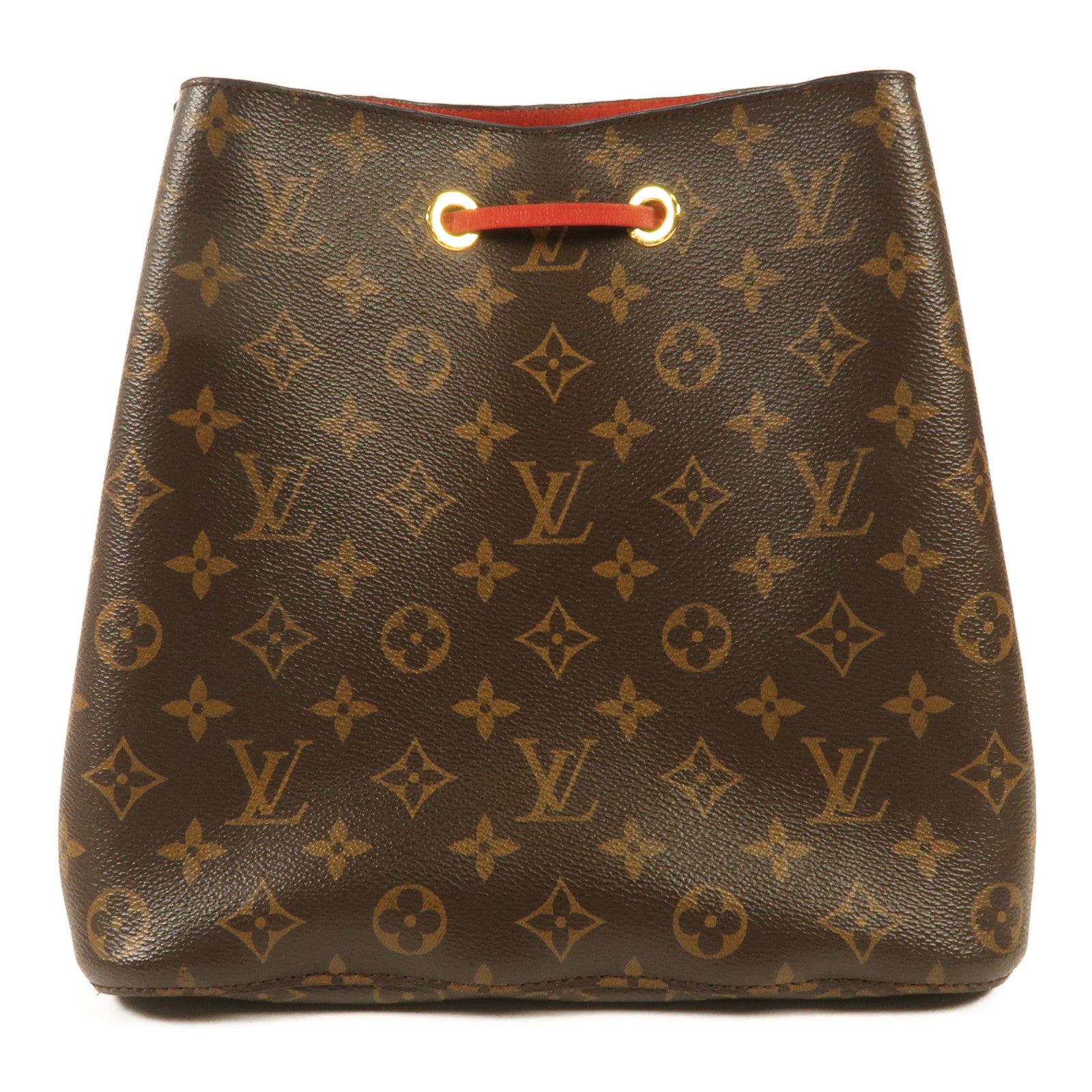 LOUIS VUITTON Monogram Neo Noe Bucket Bag金扣肩背袋Coquelicot