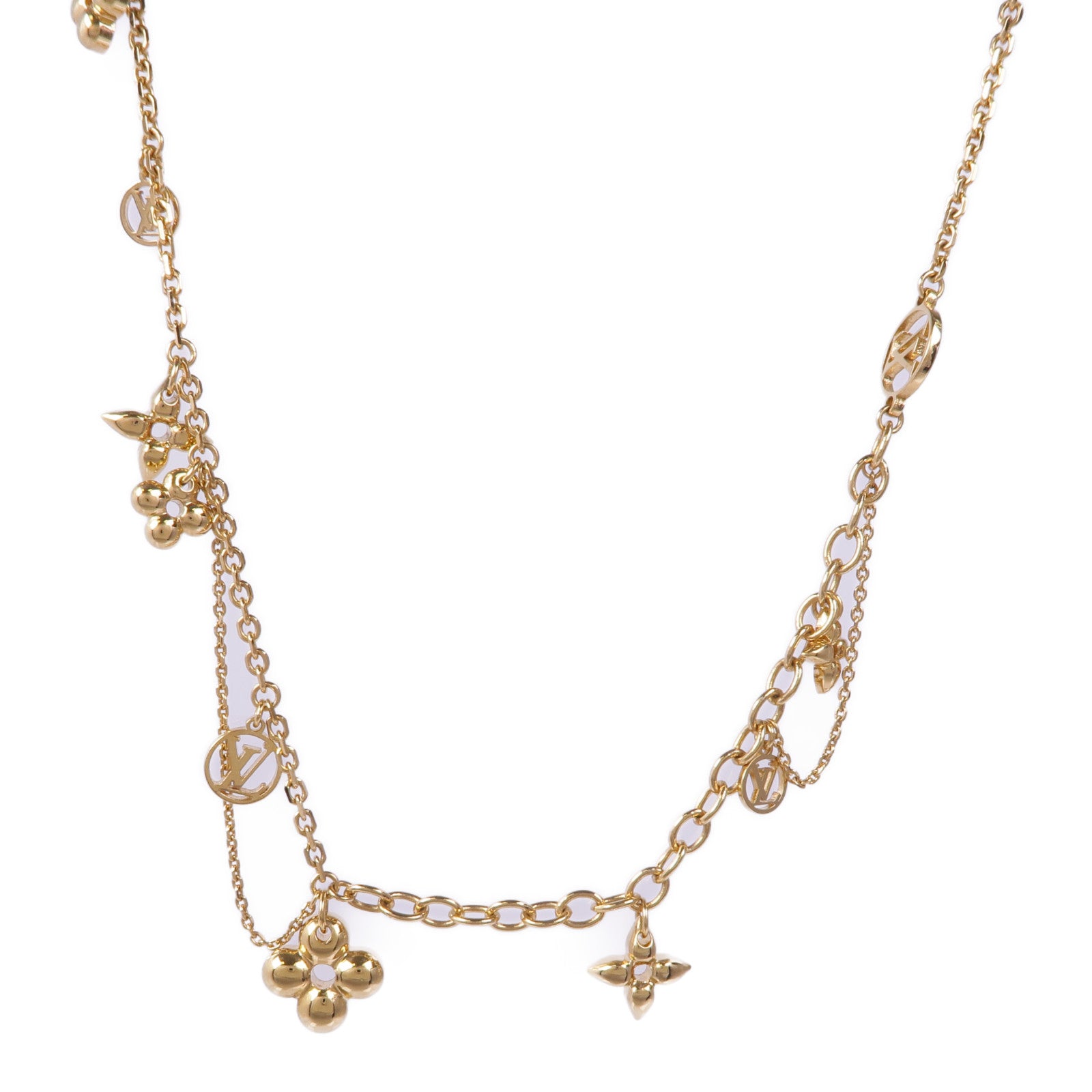 LOUIS VUITTON 金屬Blooming Supple Necklace項鍊