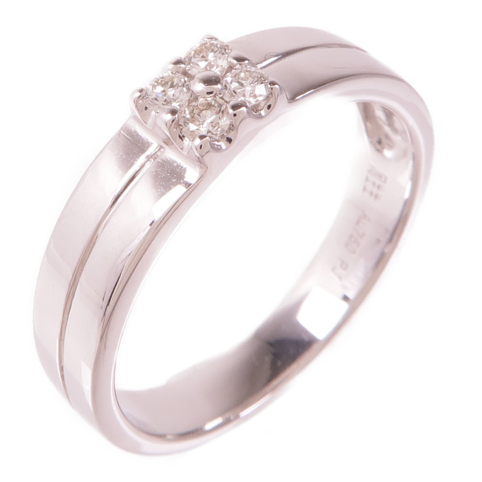 JEWELRY 18K白金Diamond Ring鑽石戒指US#5.25