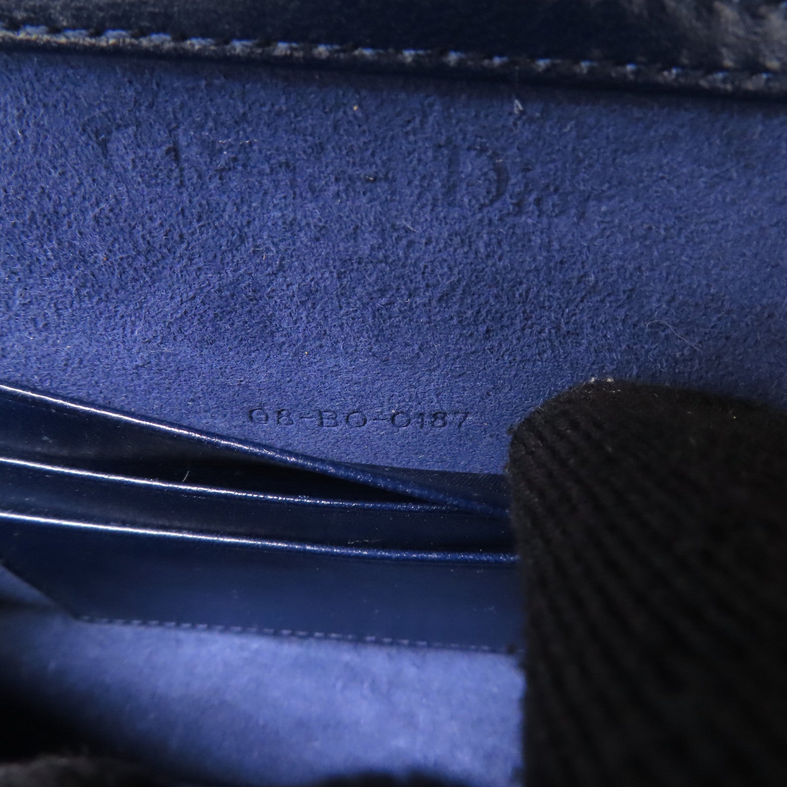 Dior 漆皮皮革Wallet On Chain金扣鏈帶肩背袋