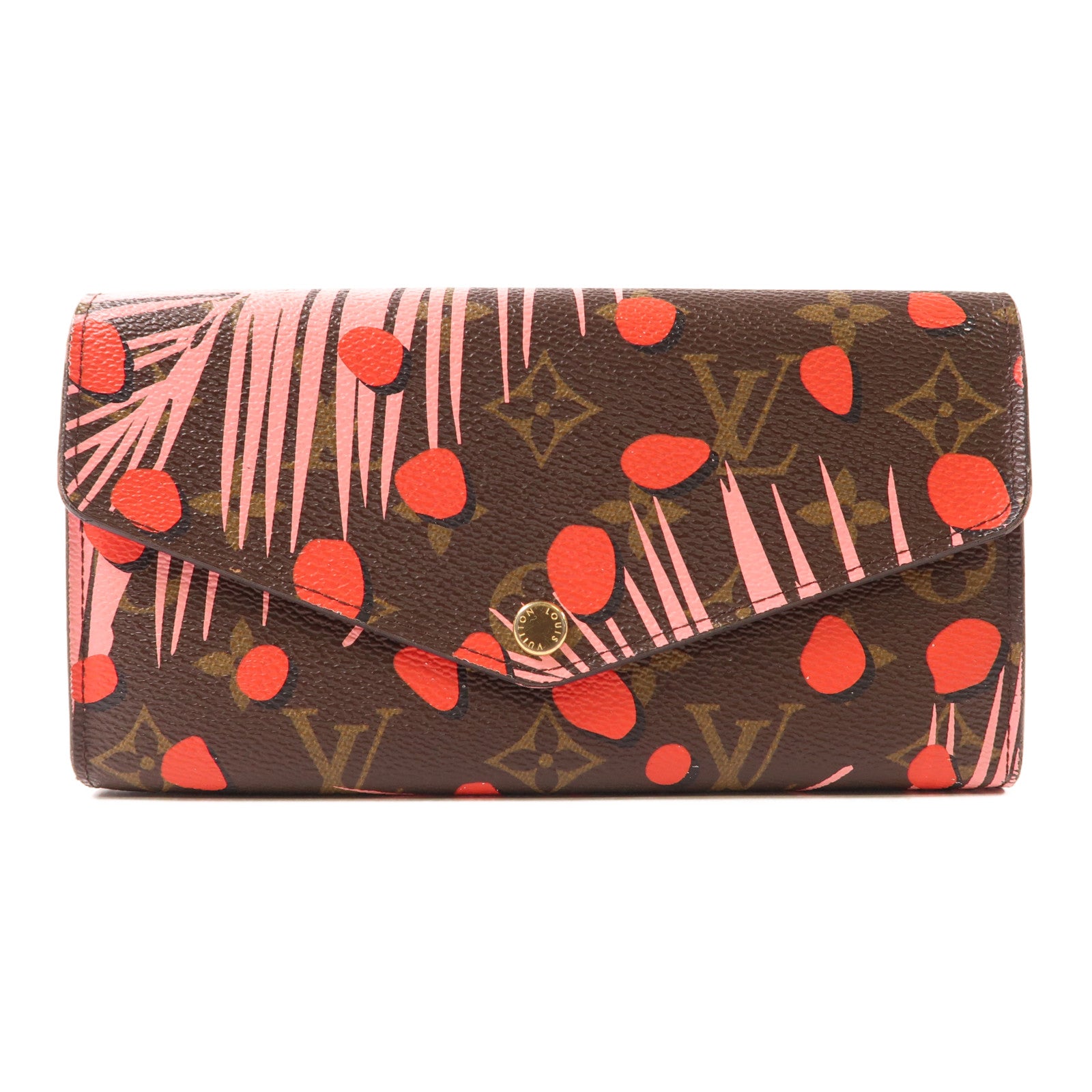 LOUIS VUITTON LV GHW Portefeuille Sarah Long Wallet Monogram Jungle Dot M42576