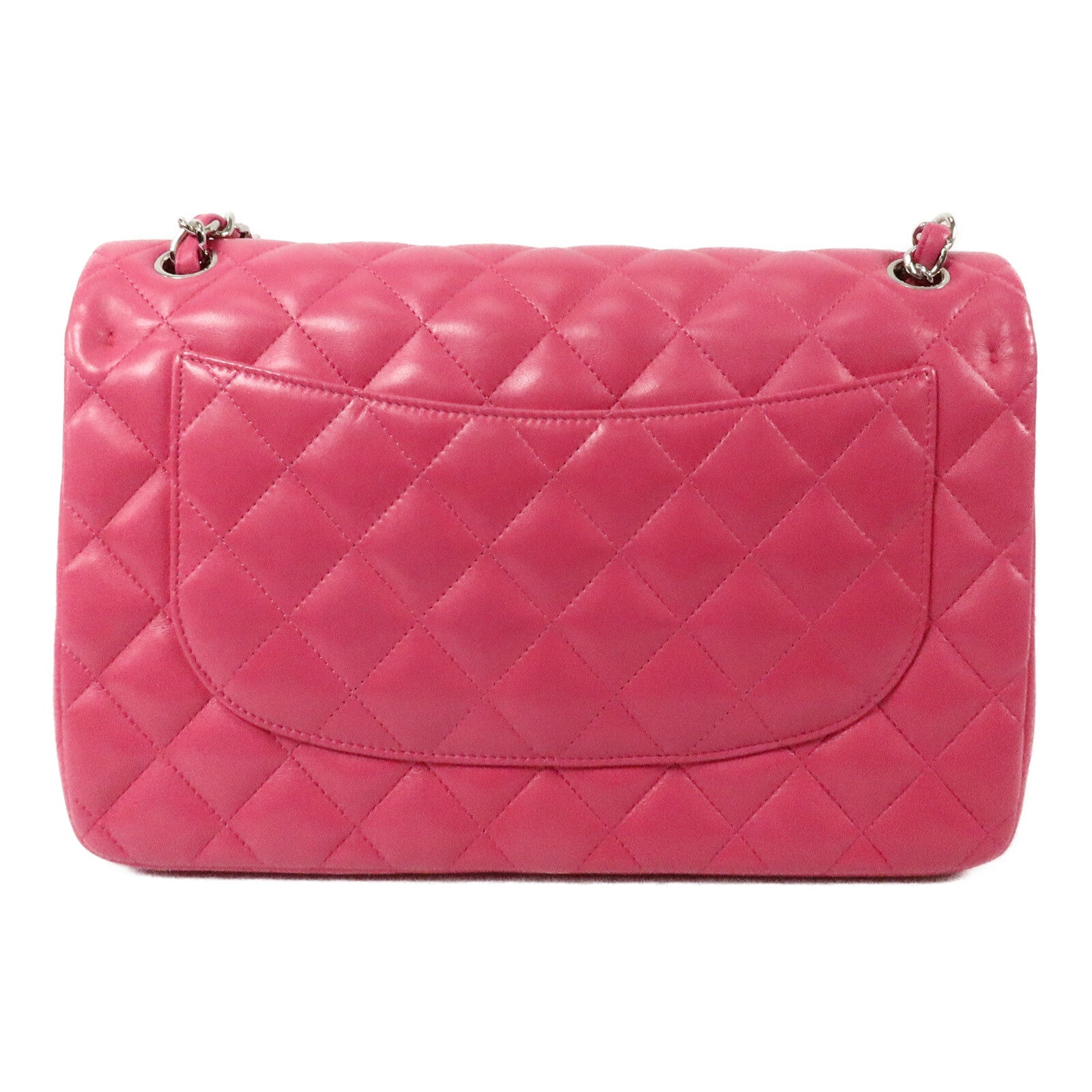 CHANEL 羊皮皮革Large Classic鏈帶手挽肩背兩用袋