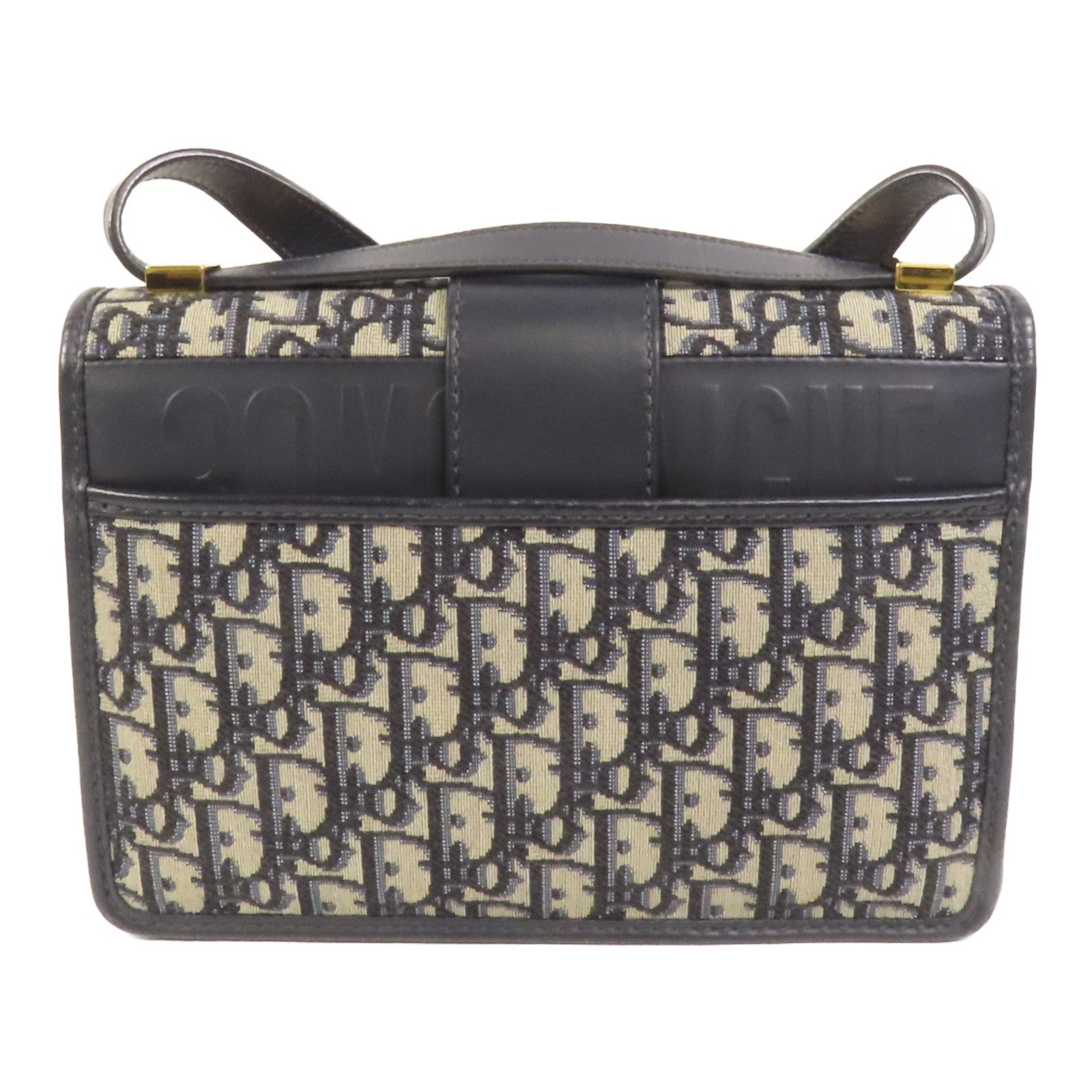 Dior 帆布Montaigne 30金扣肩背袋