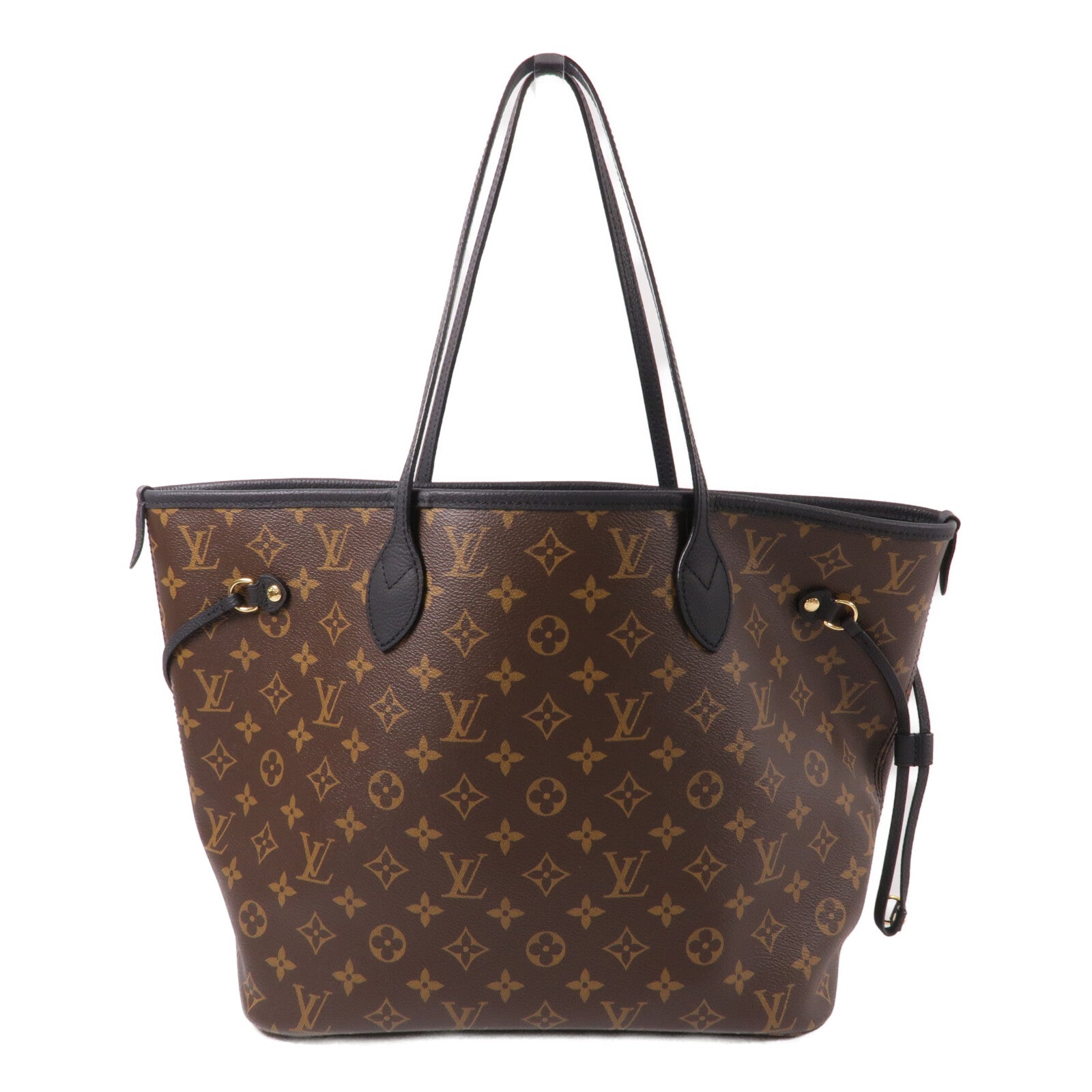 LOUIS VUITTON 牛皮皮革Monogram Neverfull Inside Out MM手挽袋