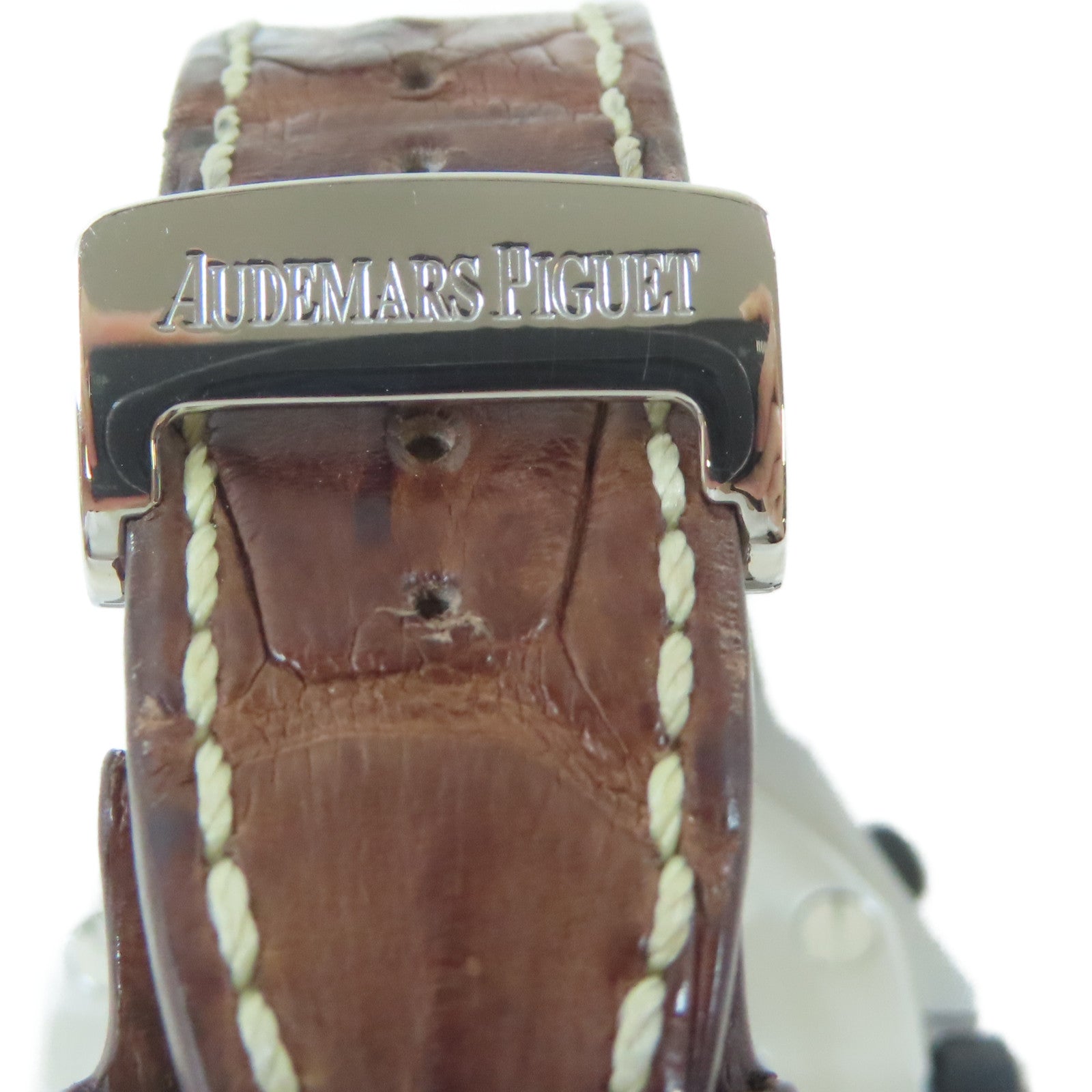 AUDEMARS PIGUET Royal Oak Offshore Chronograph不鏽鋼手錶自動機芯白色