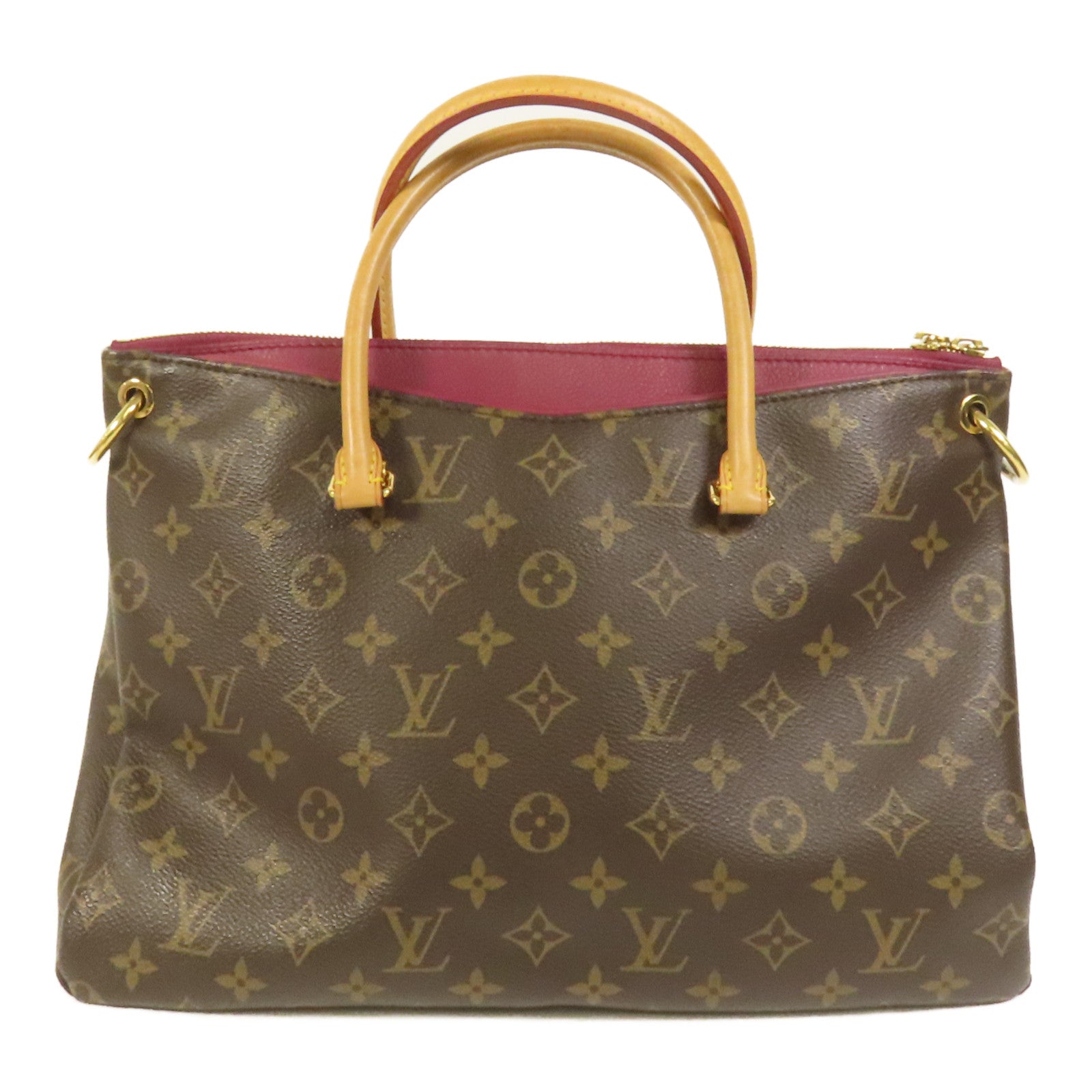 LOUIS VUITTON Monogram Pallas MM金扣手挽肩背兩用袋