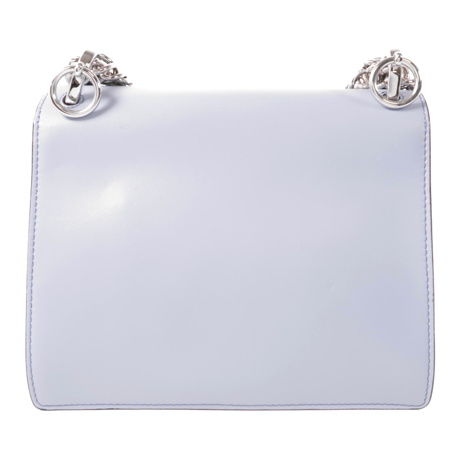 FENDI 羊皮皮革Kan I銀扣肩背袋