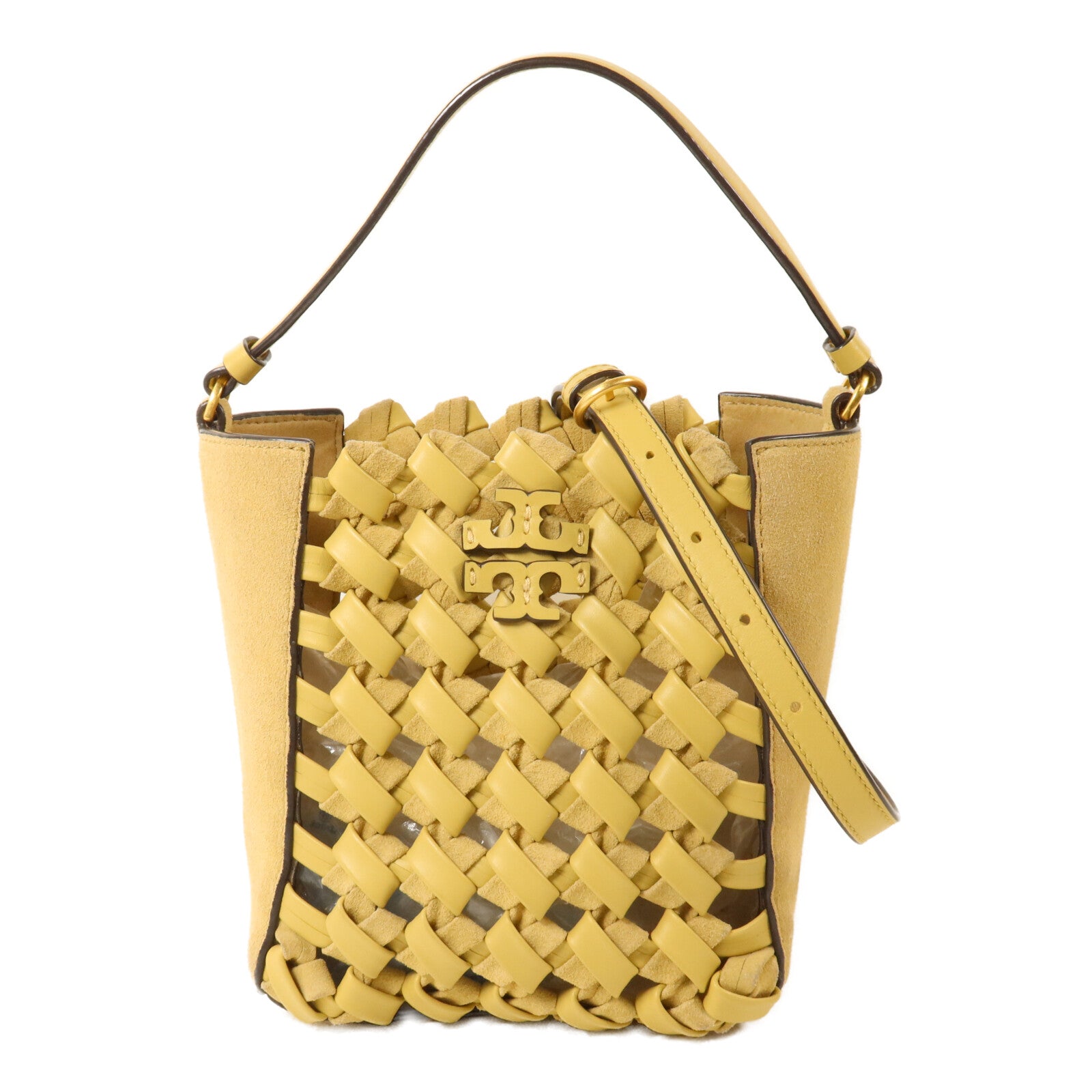 Tory Burch 牛皮皮革/麂皮皮革Shoulder Bag手挽肩背兩用袋
