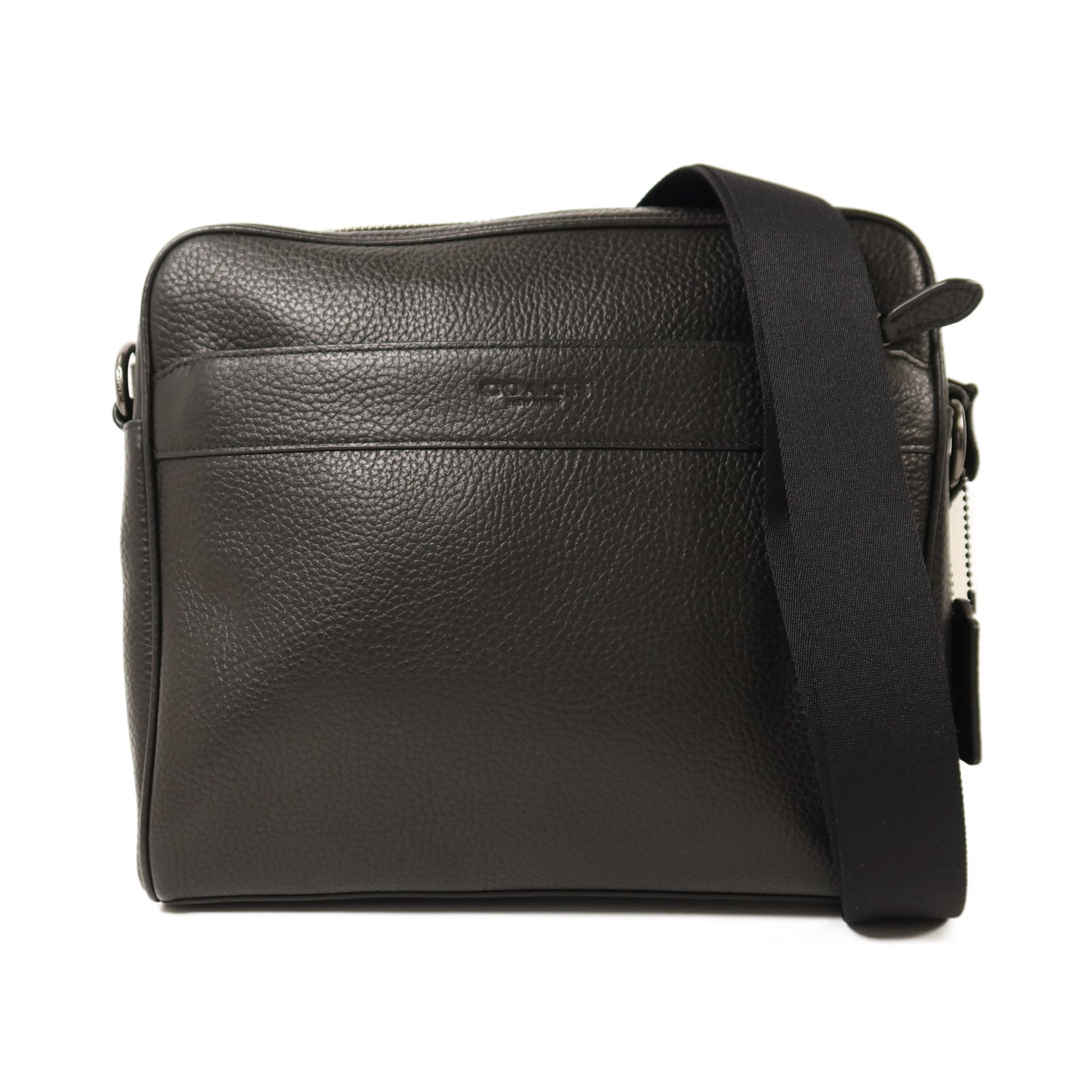 COACH 【激減優惠】牛皮皮革Charles Camera Bag銀扣肩背袋