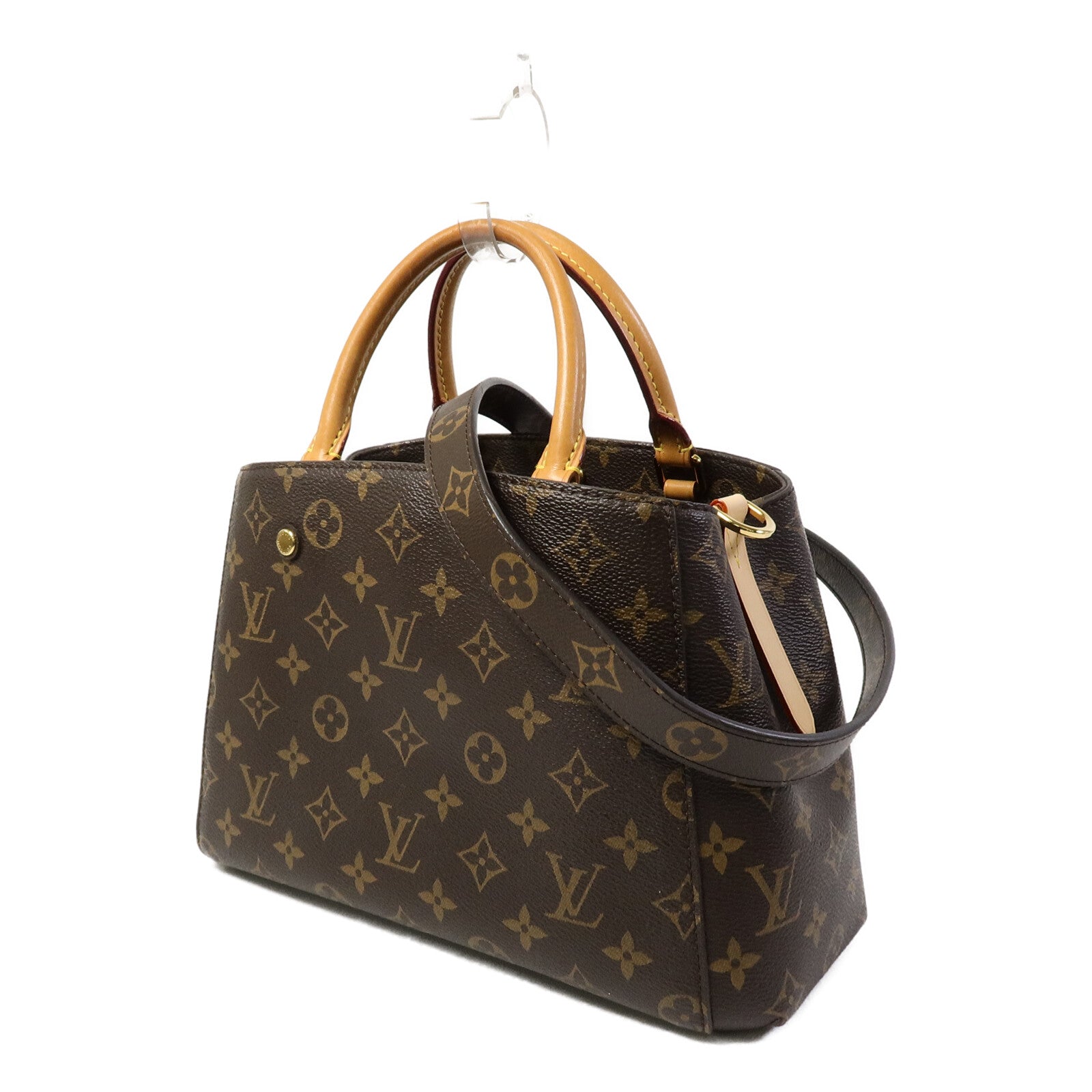 LOUIS VUITTON 【激減優惠】Monogram Montaigne BB金扣手挽肩背兩用袋