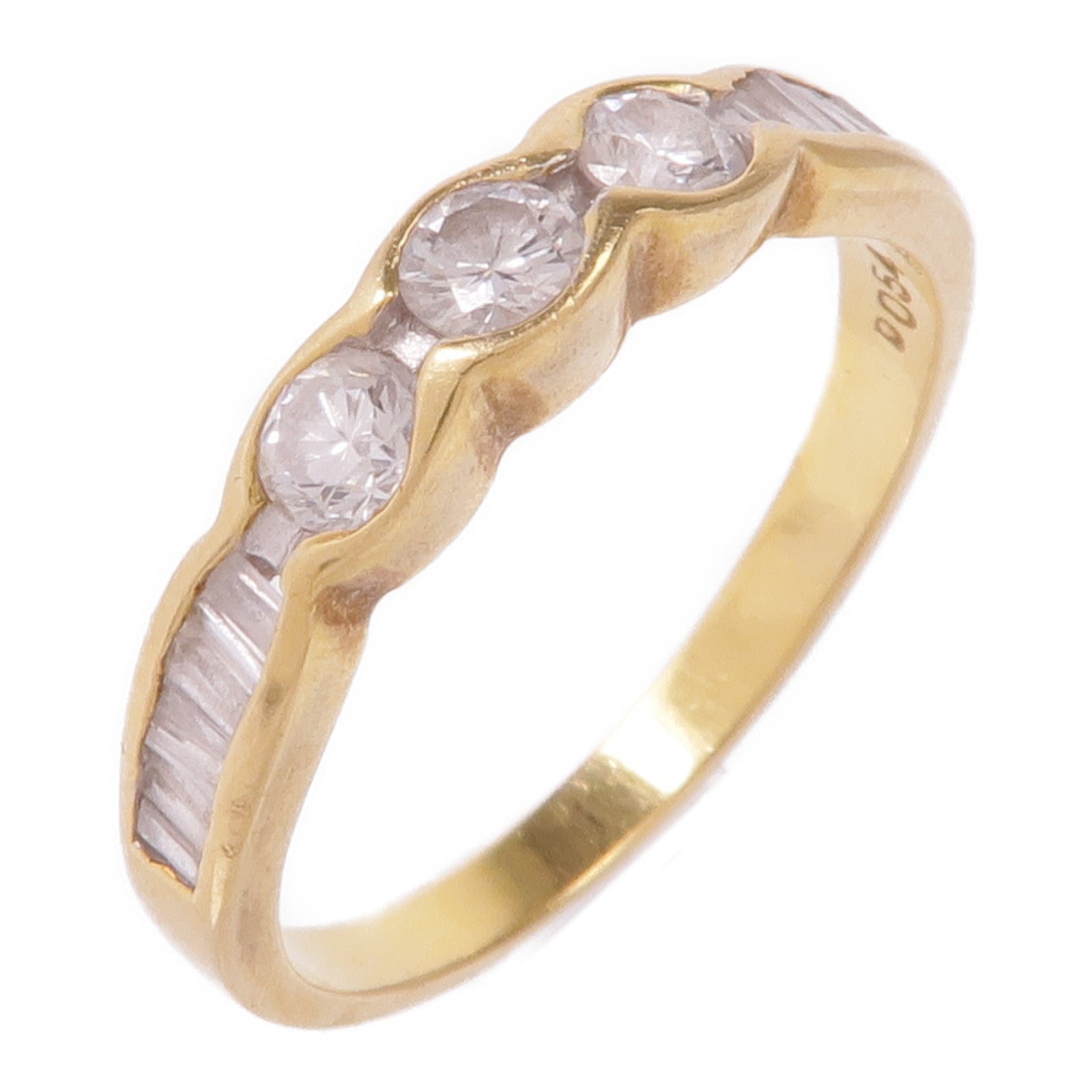 JEWELRY 18K黄金Diamond Ring鑽石戒指US#6.5