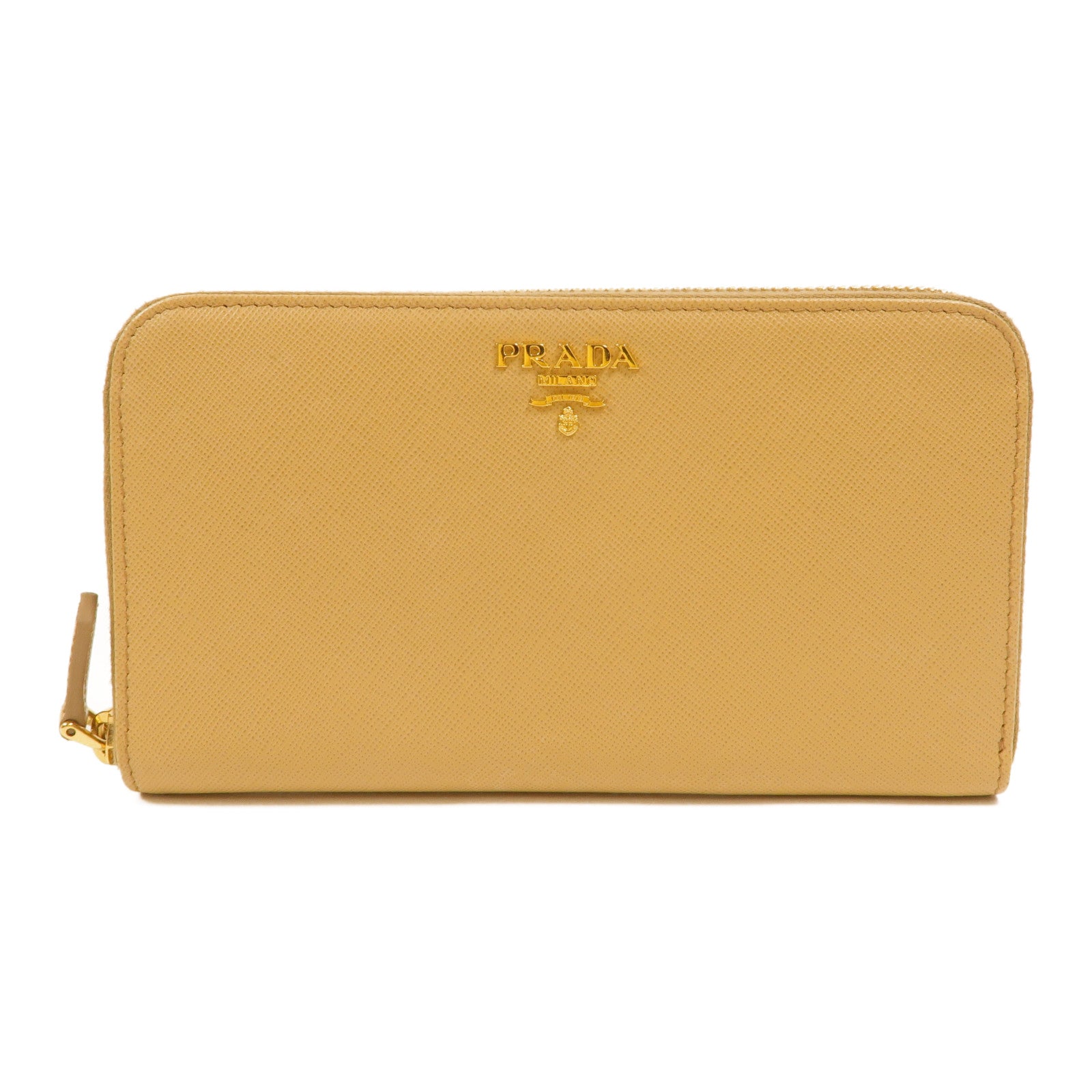 PRADA Saffiano皮革Zipper Long Wallet長錢包