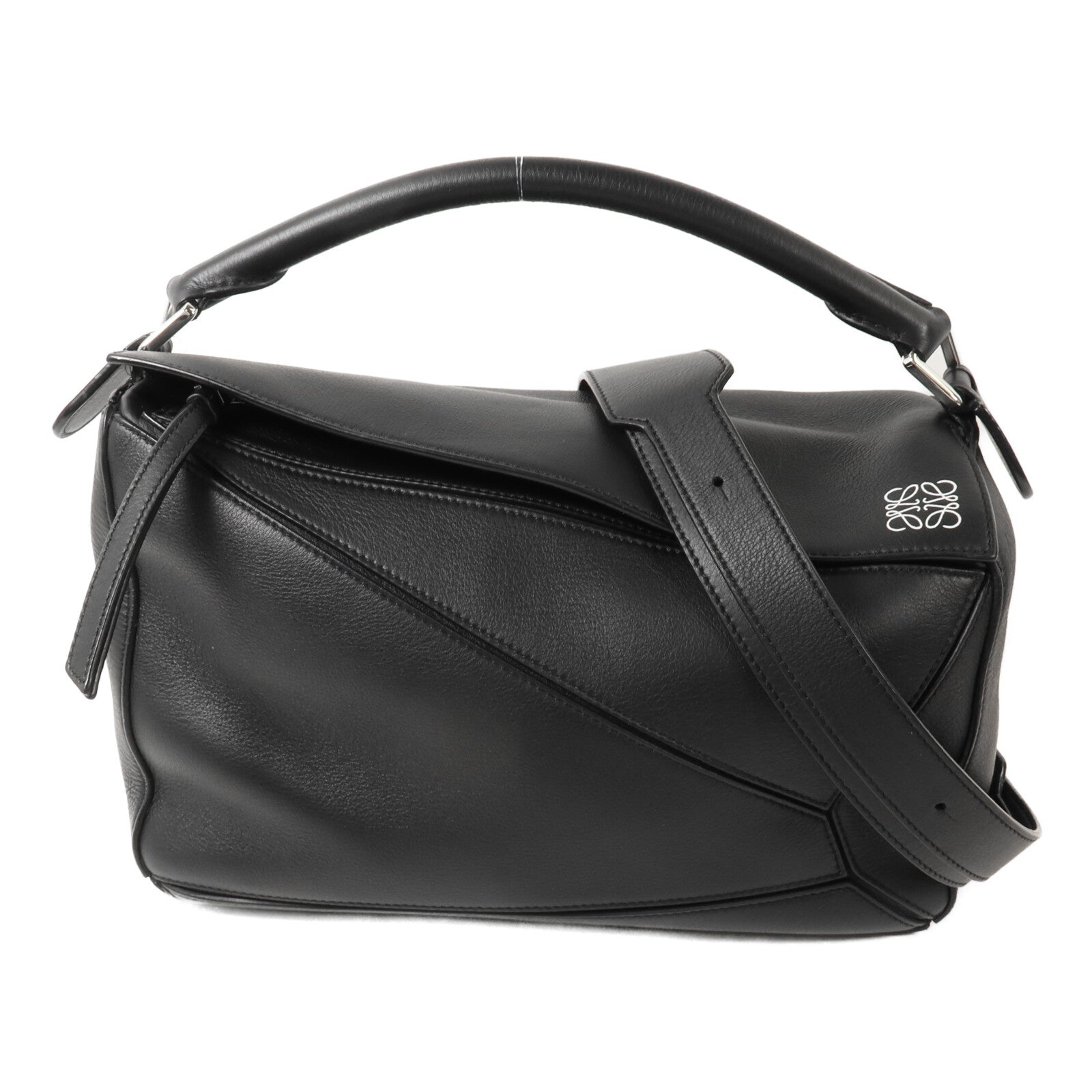 LOEWE 牛皮皮革Puzzle Medium手挽肩背兩用袋
