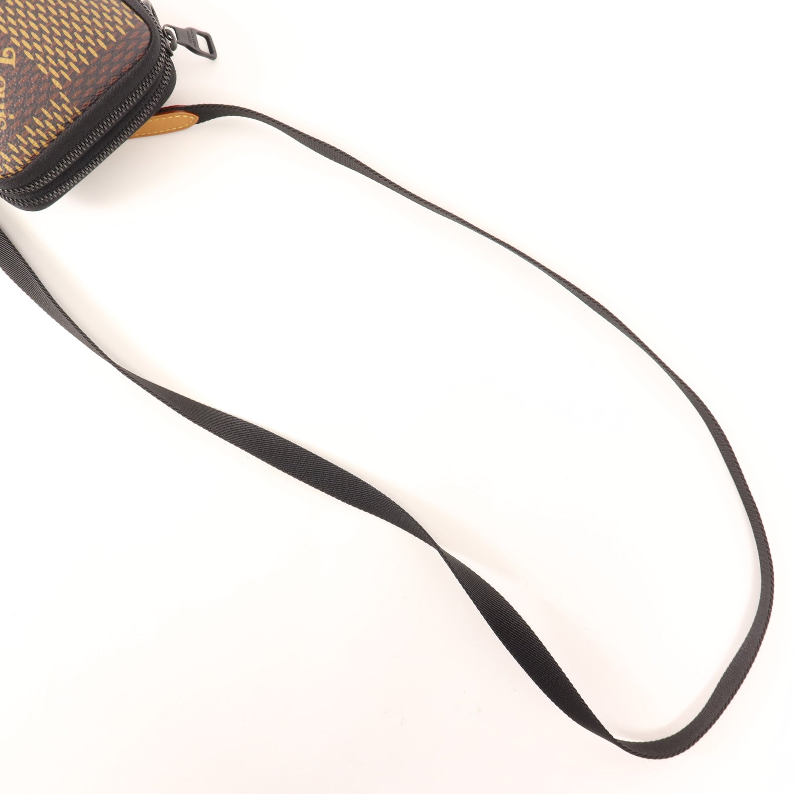 LOUIS VUITTON Damier LV x Nigo Phone Pouch肩背袋