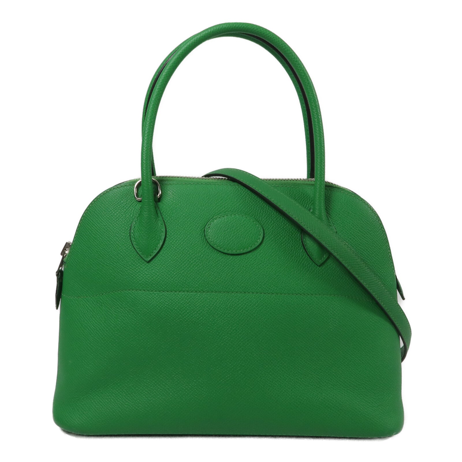 HERMES Epsom皮革Bolide 27手挽肩背兩用袋Bambou