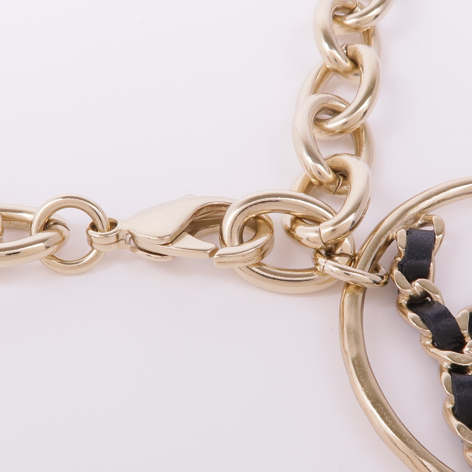 CHANEL 金屬/皮革Fancy Belt腰帶