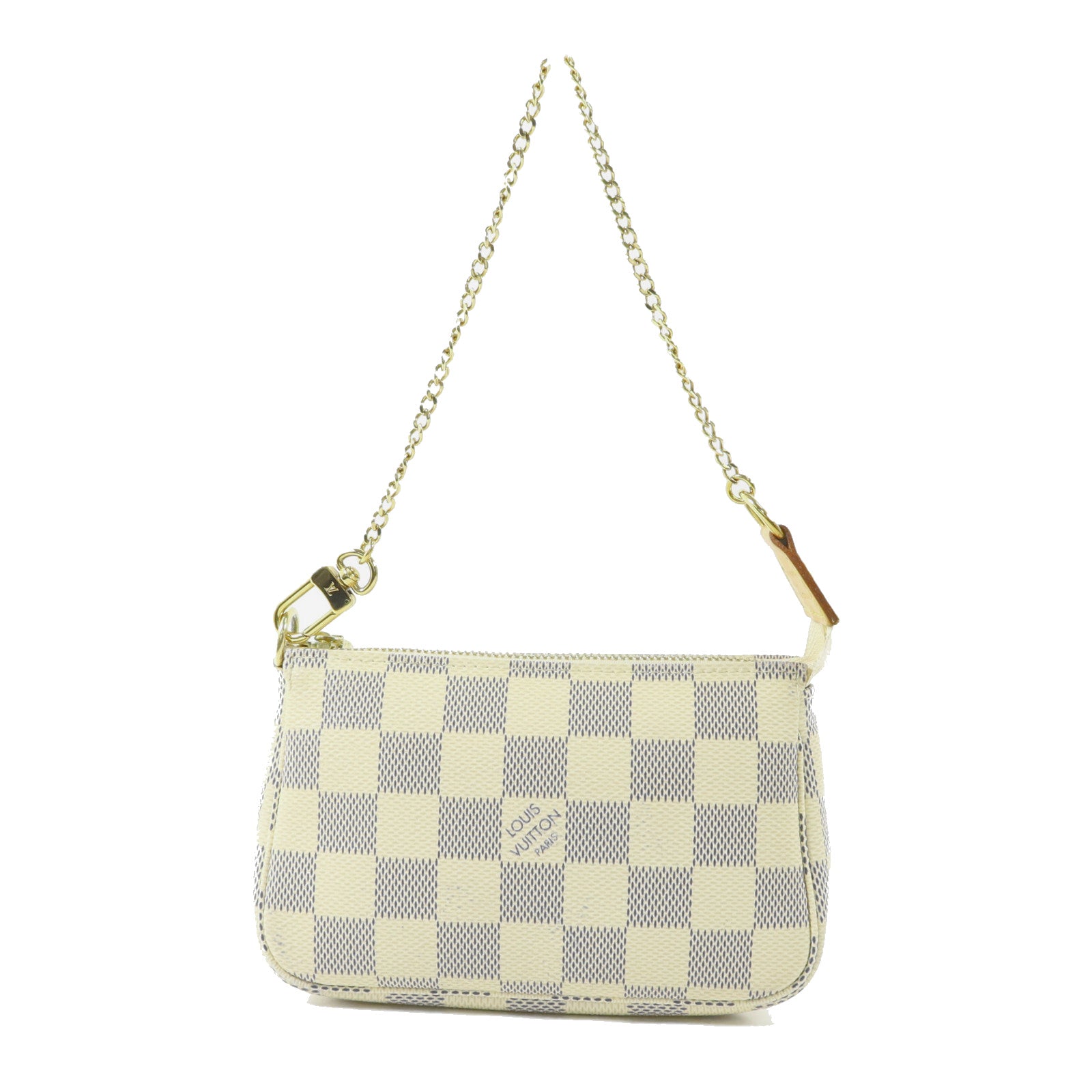 LOUIS VUITTON Damier Azur Mini Pochette Accessoires手挽袋