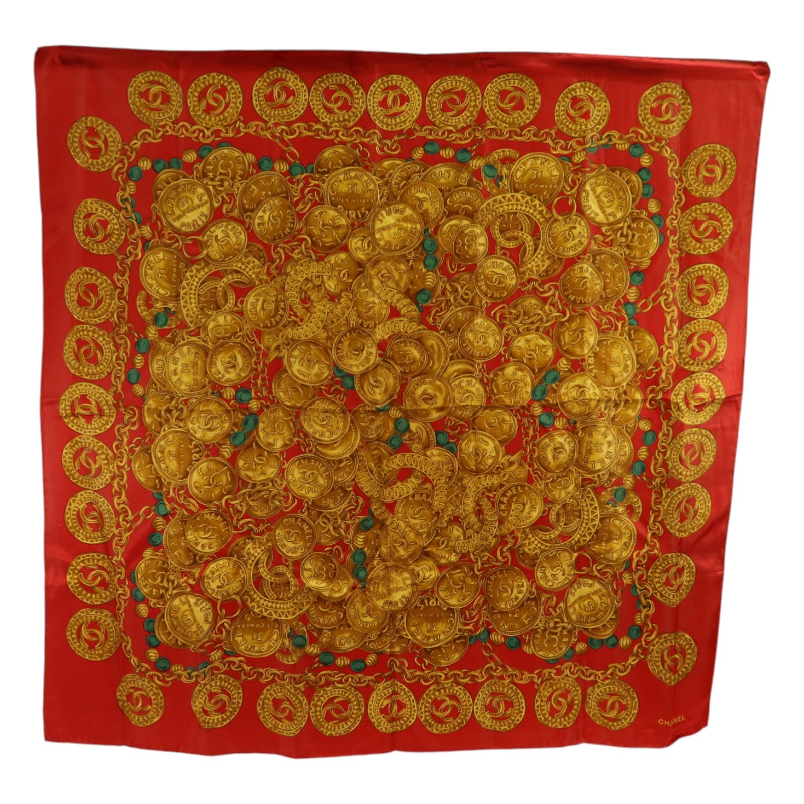 CHANEL 【激減優惠】絲質Scarf絲巾