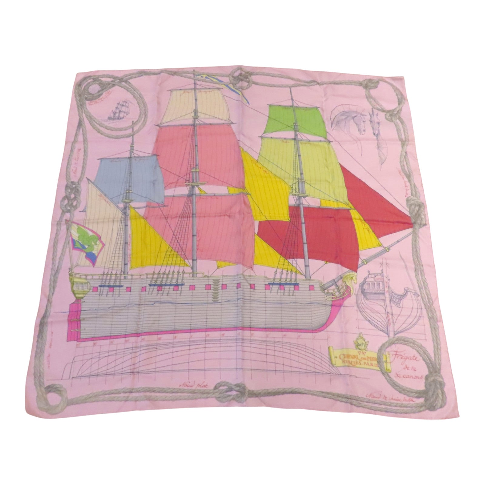 HERMES 絲質Scarf 90x90絲巾