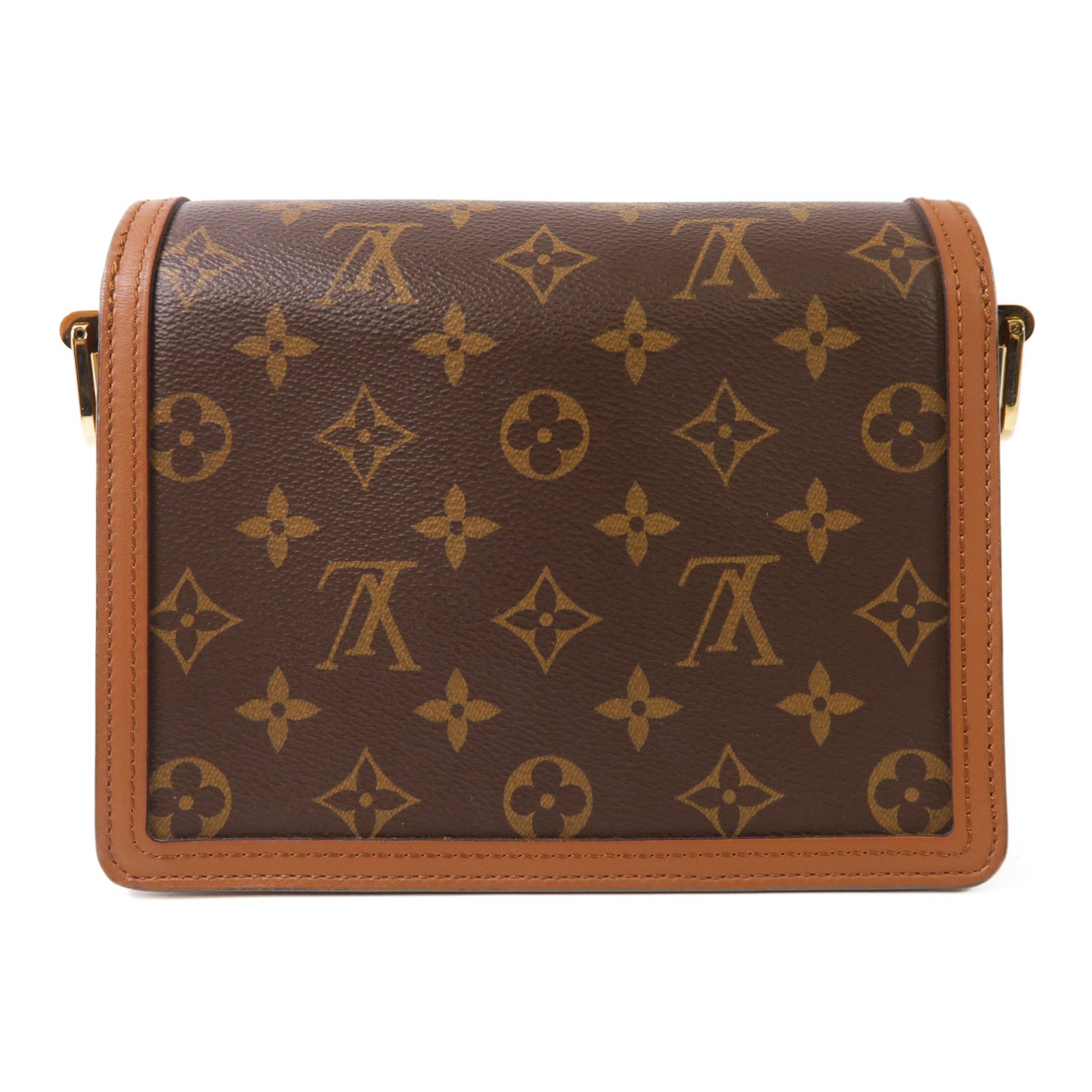 LOUIS VUITTON Monogrqam Reverse Mini Dauphine肩背袋棕色