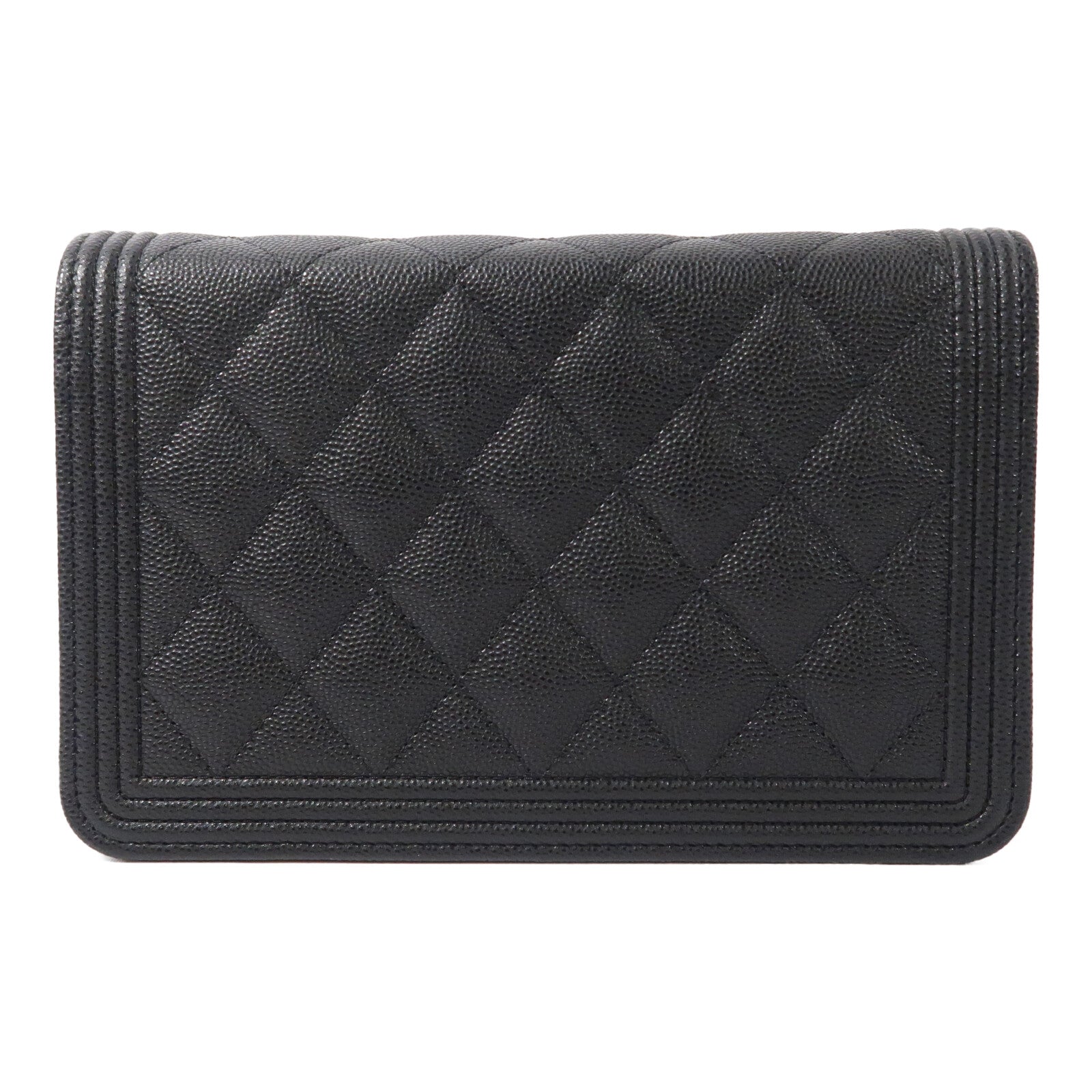 CHANEL 牛皮皮革WOC Wallet On Chain鏈帶肩背袋