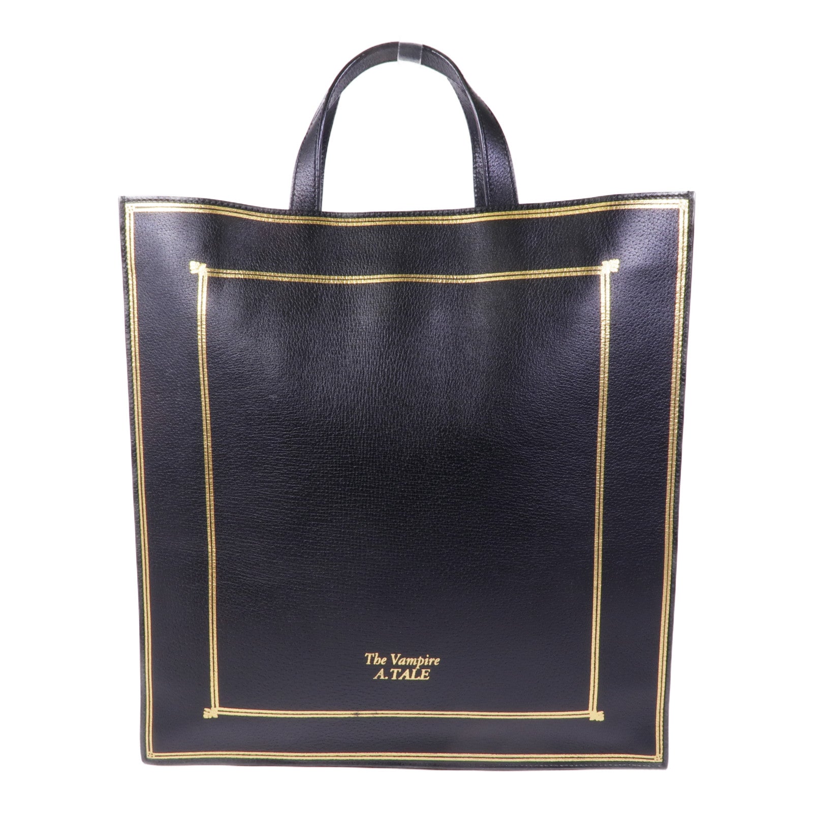 GUCCI GG GHW 2 Way Shoulder Bag 513907 Calfskin Leather Black