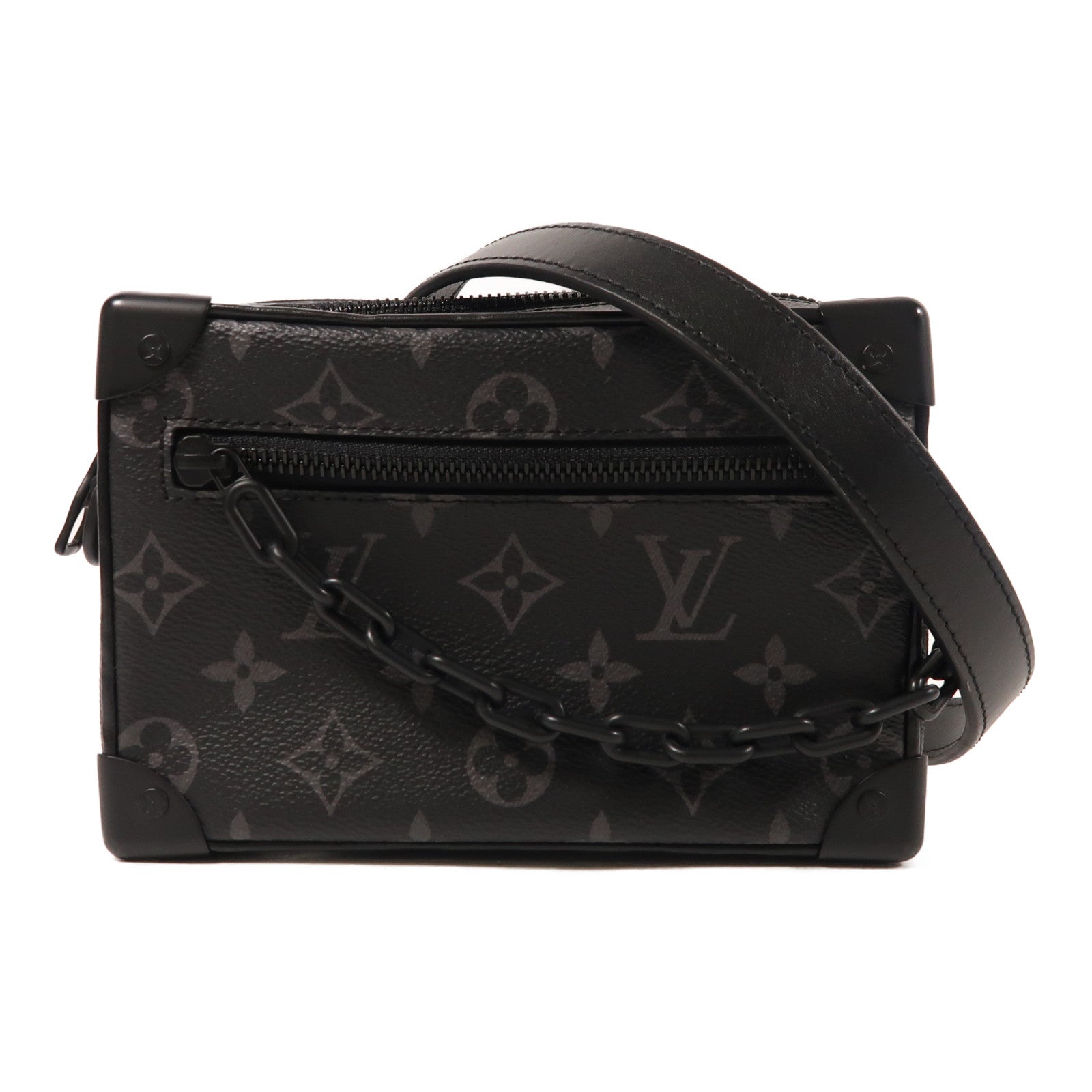 LOUIS VUITTON Monogram Eclipse Mini Soft Trunk肩背袋