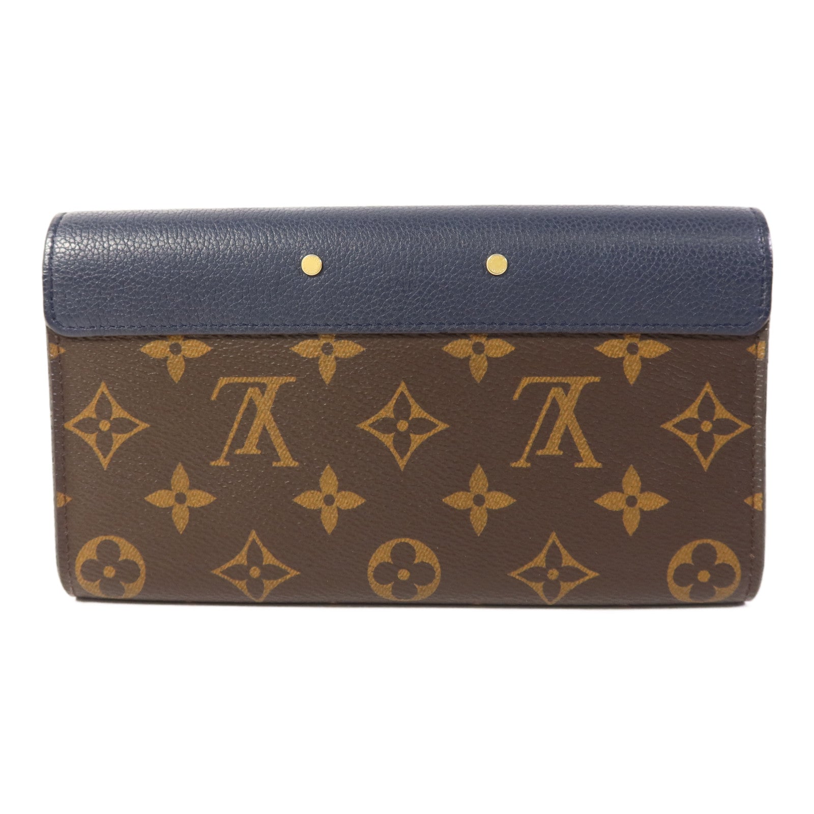 LOUIS VUITTON Monogram Palas金扣長錢包