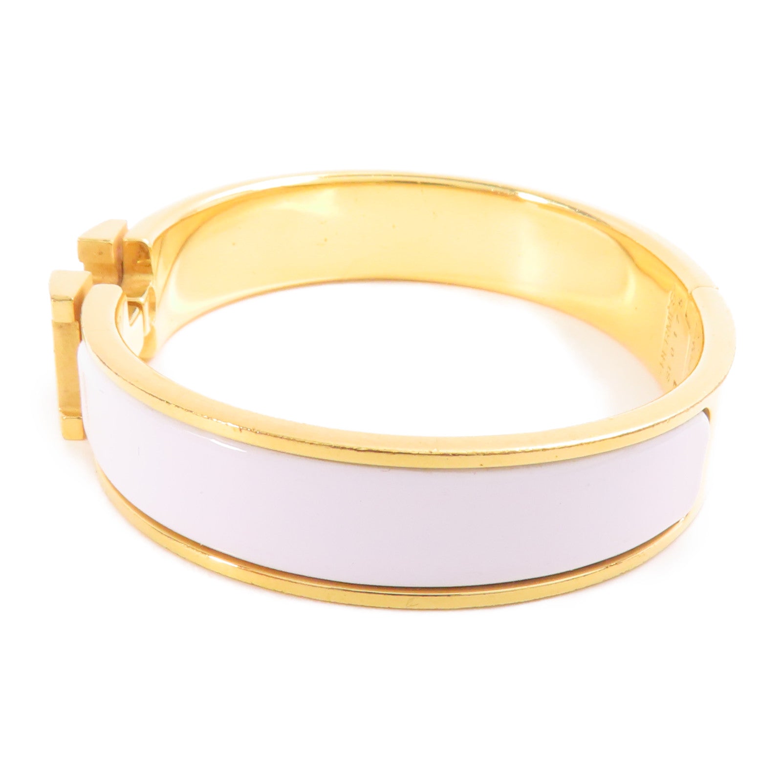 HERMES 【激減優惠】金屬/琺瑯Clic H手鐲