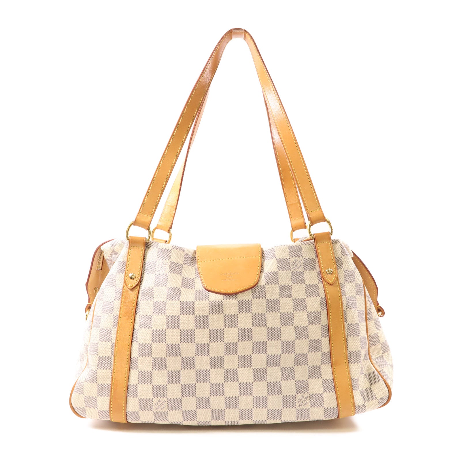 LOUIS VUITTON Damier Azur Stresa PM金扣肩背袋