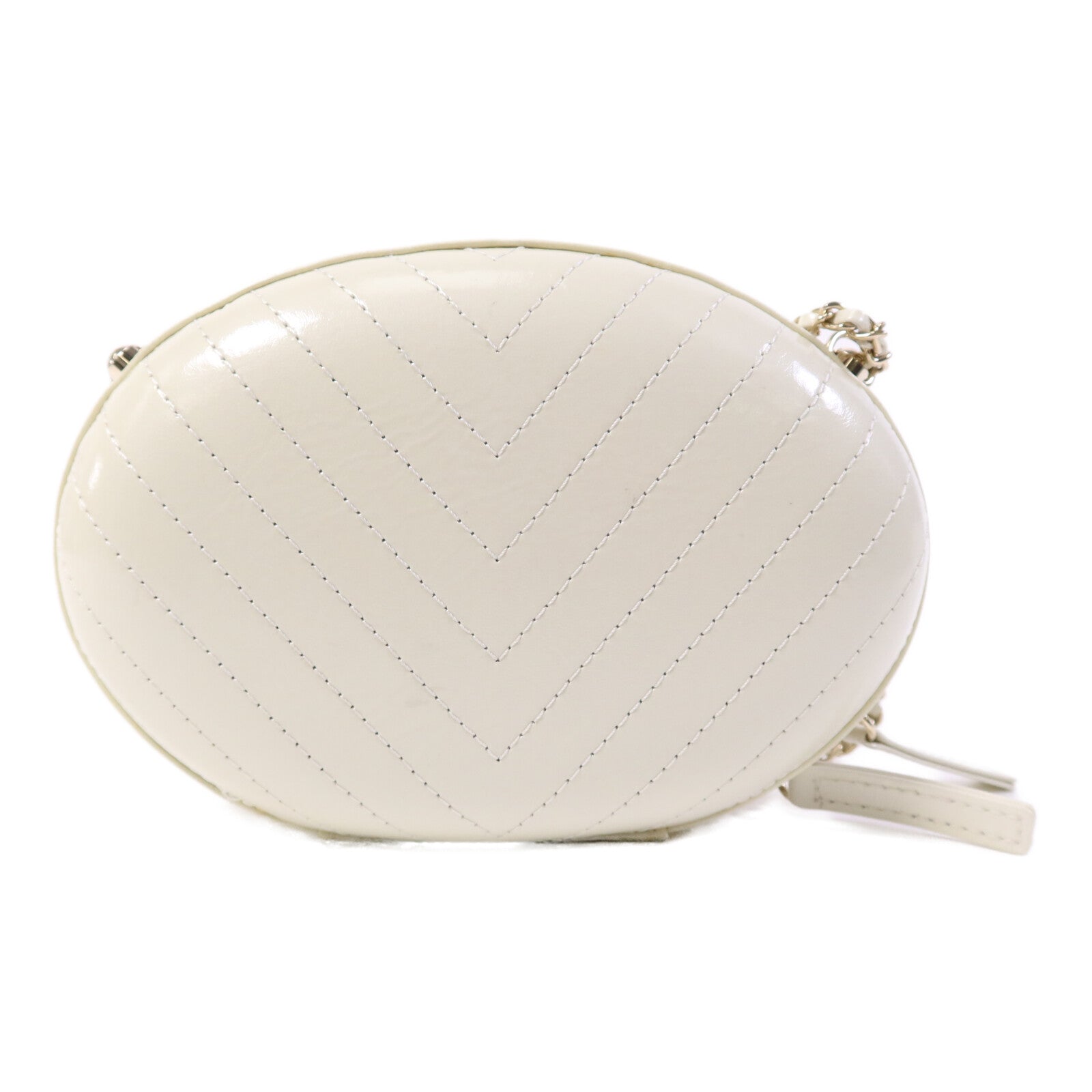 CHANEL 牛皮皮革La Pausa Evening Bag金扣鏈帶肩背袋