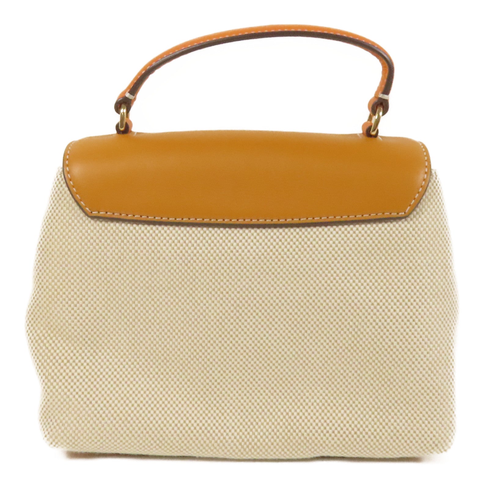 帆布/皮革2way Shoulder Bag金扣手挽肩背兩用袋